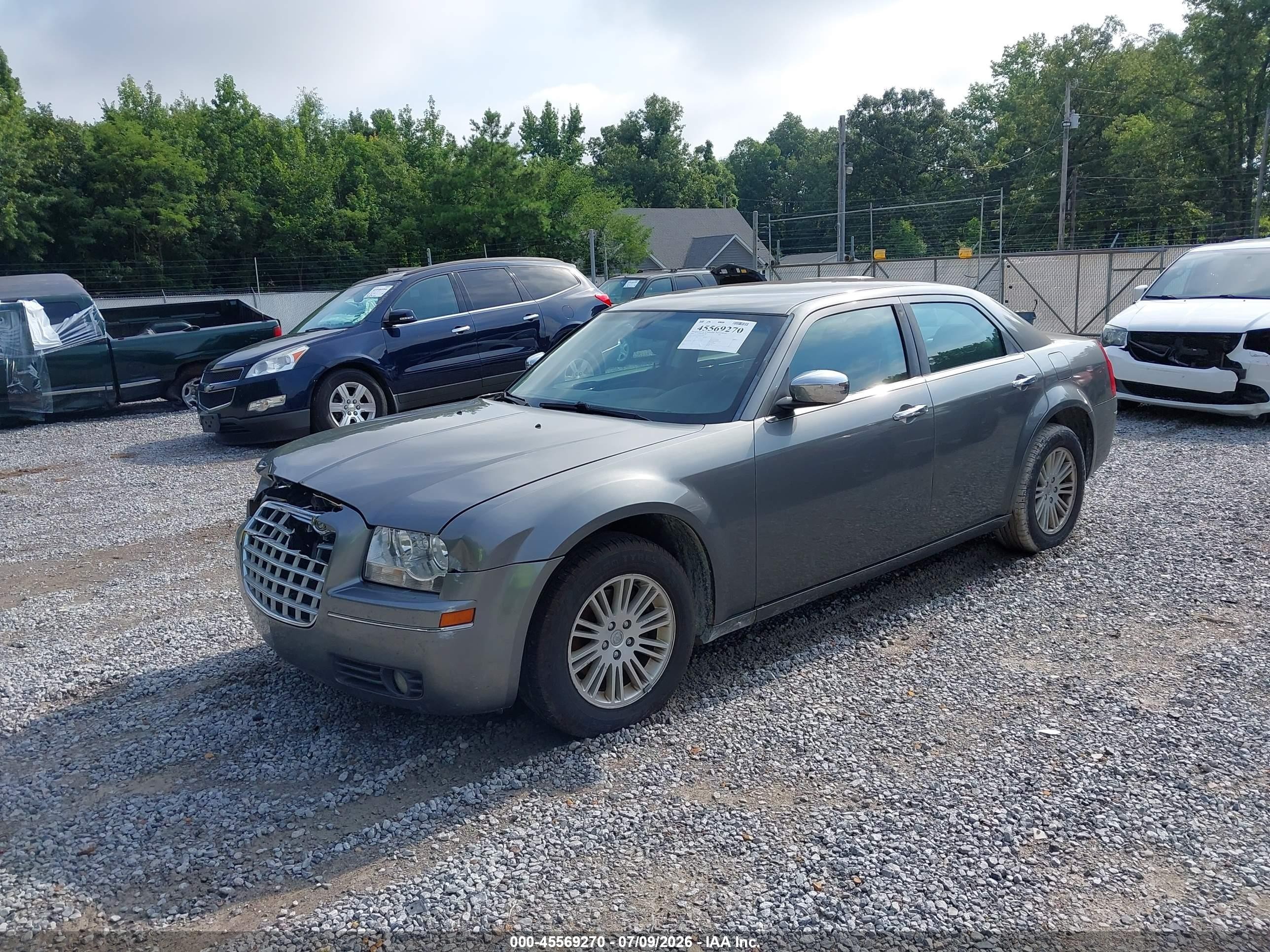 2010 Chrysler 300 Touring Plus Синий vin: 2C3CA1CV9AH318935