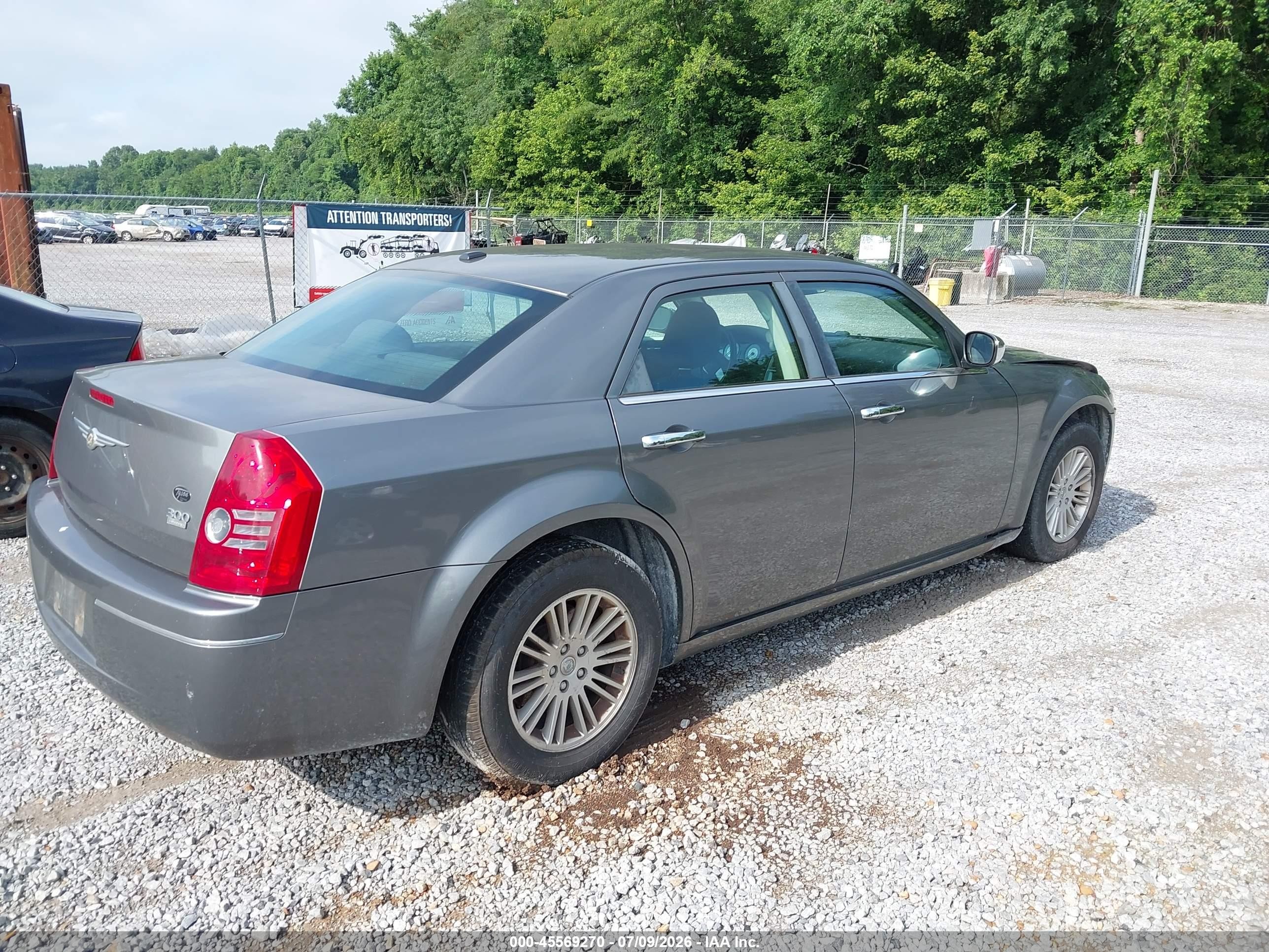 2010 Chrysler 300 Touring Plus Синий vin: 2C3CA1CV9AH318935