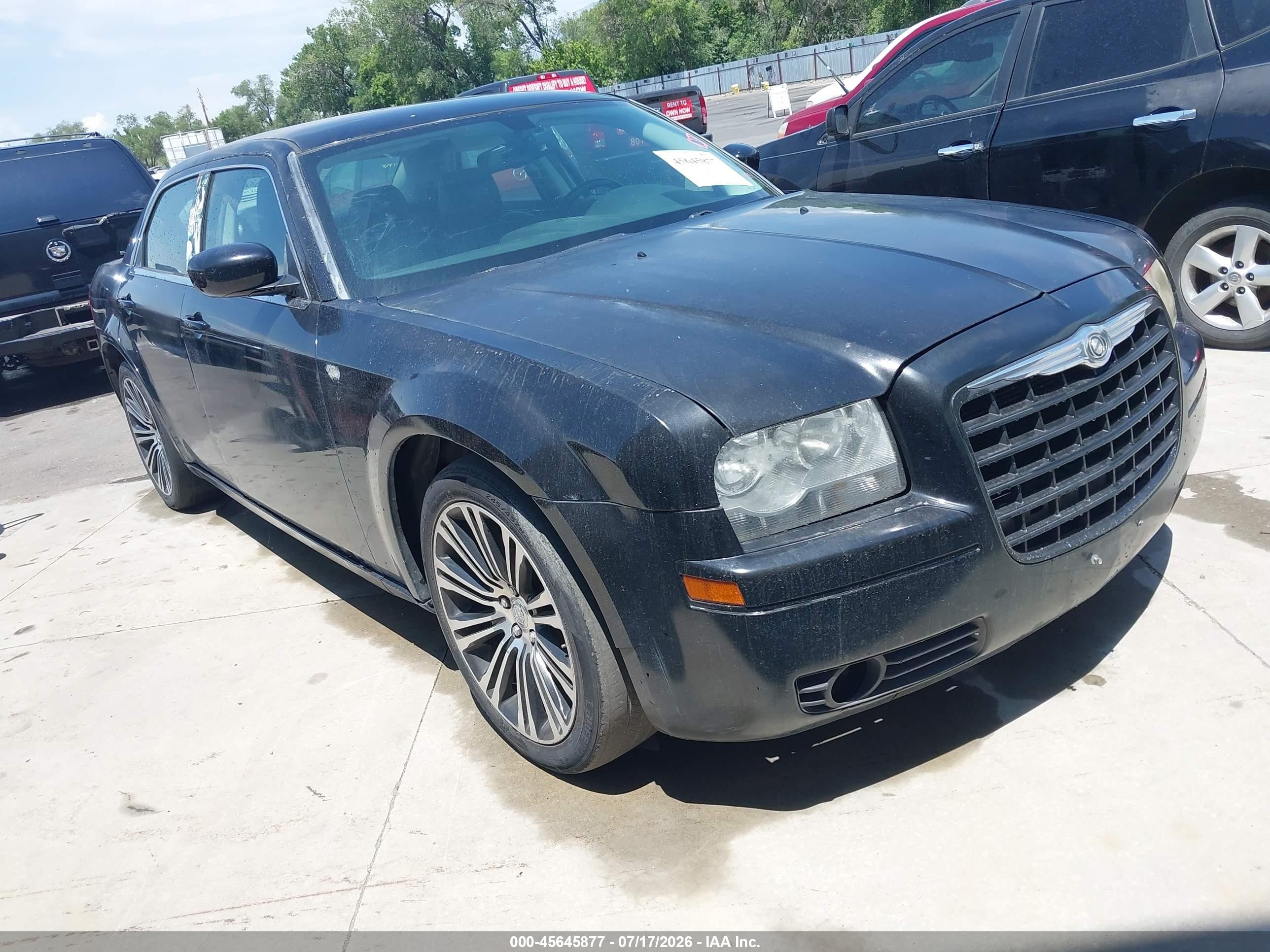 2010 Chrysler 300 300s V6 Black vin: 2C3CA2CV8AH329639