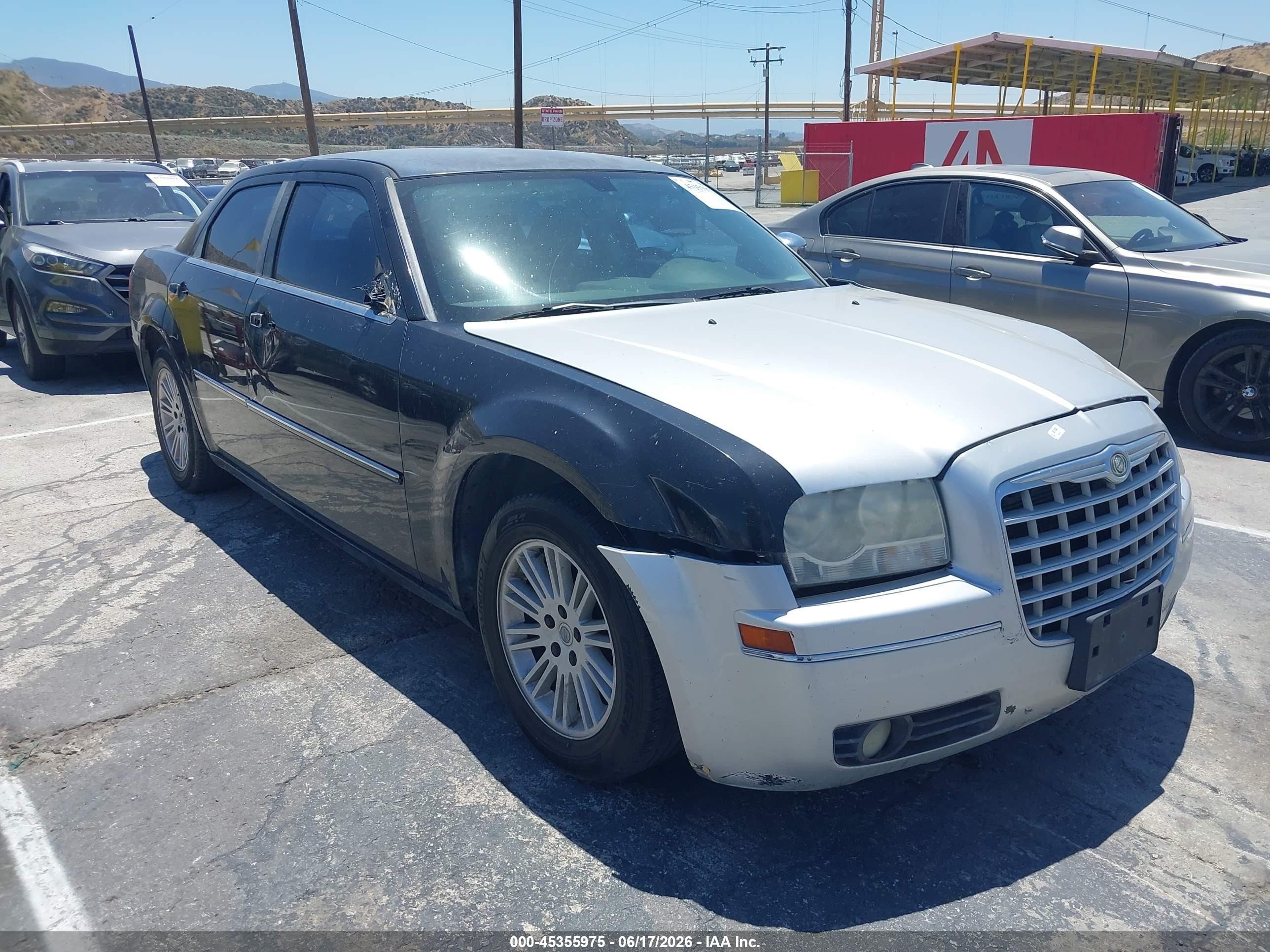 2010 Chrysler 300 Touring Black vin: 2C3CA4CD4AH185364