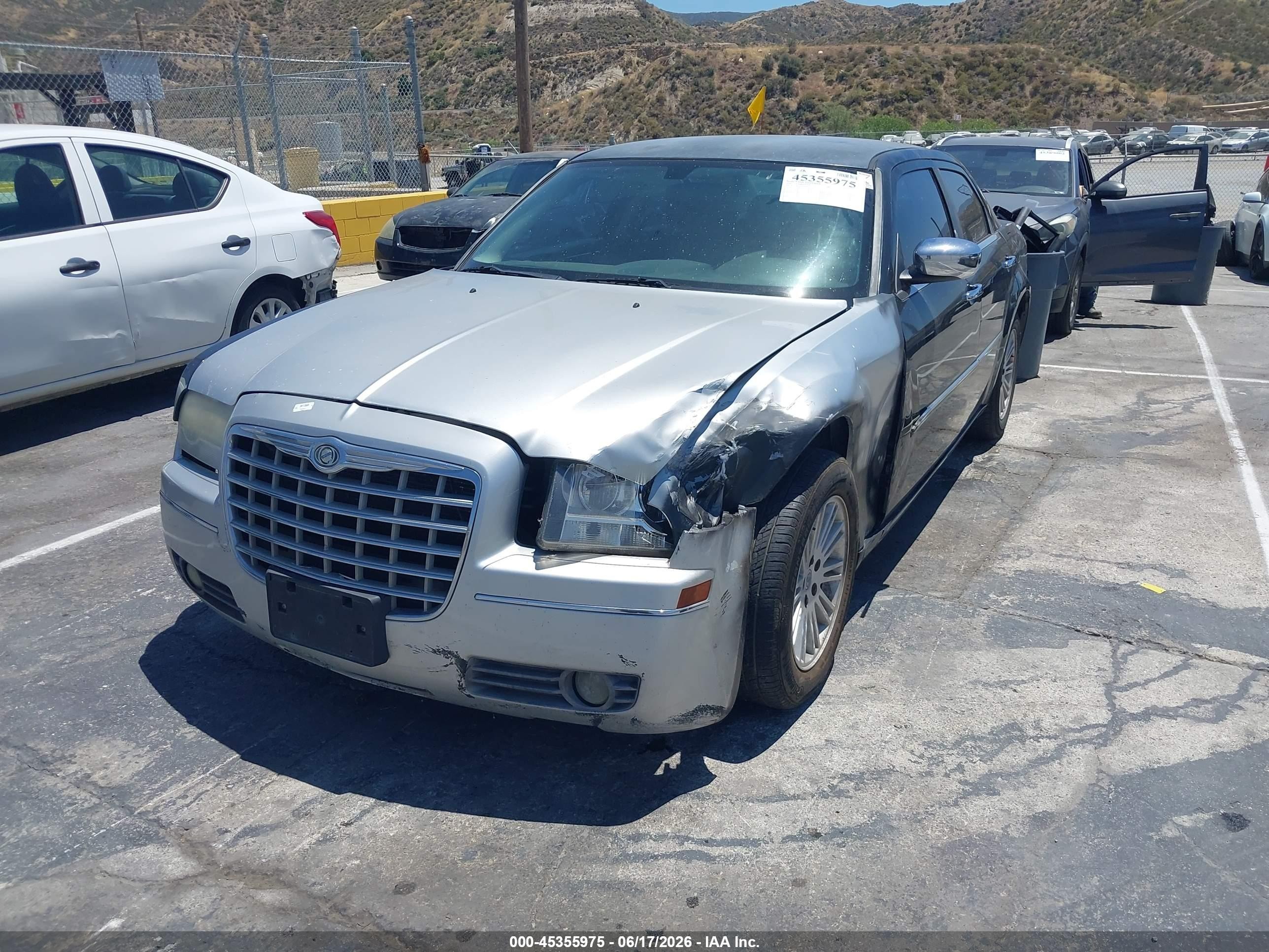 2010 Chrysler 300 Touring Black vin: 2C3CA4CD4AH185364