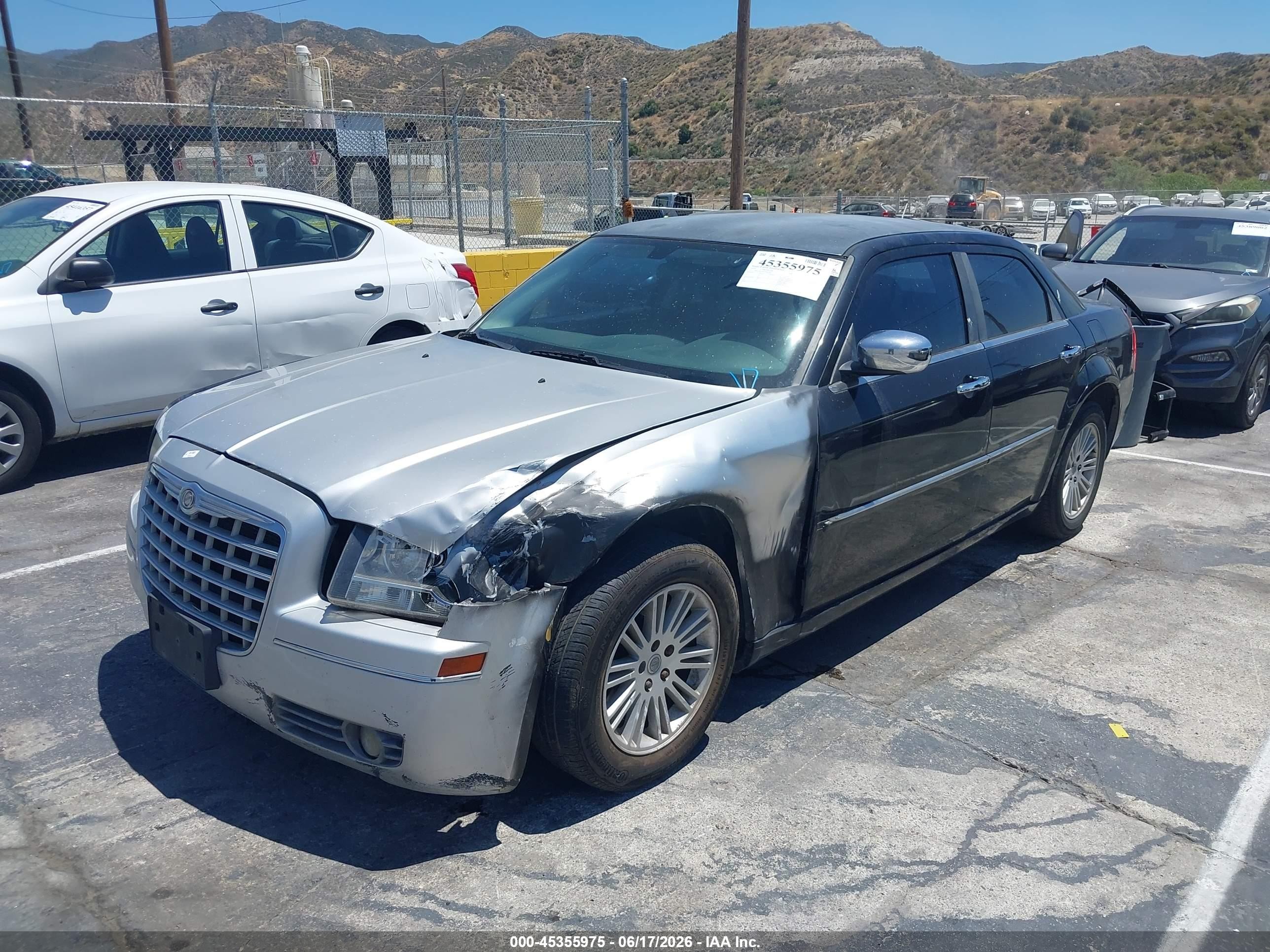 2010 Chrysler 300 Touring Black vin: 2C3CA4CD4AH185364