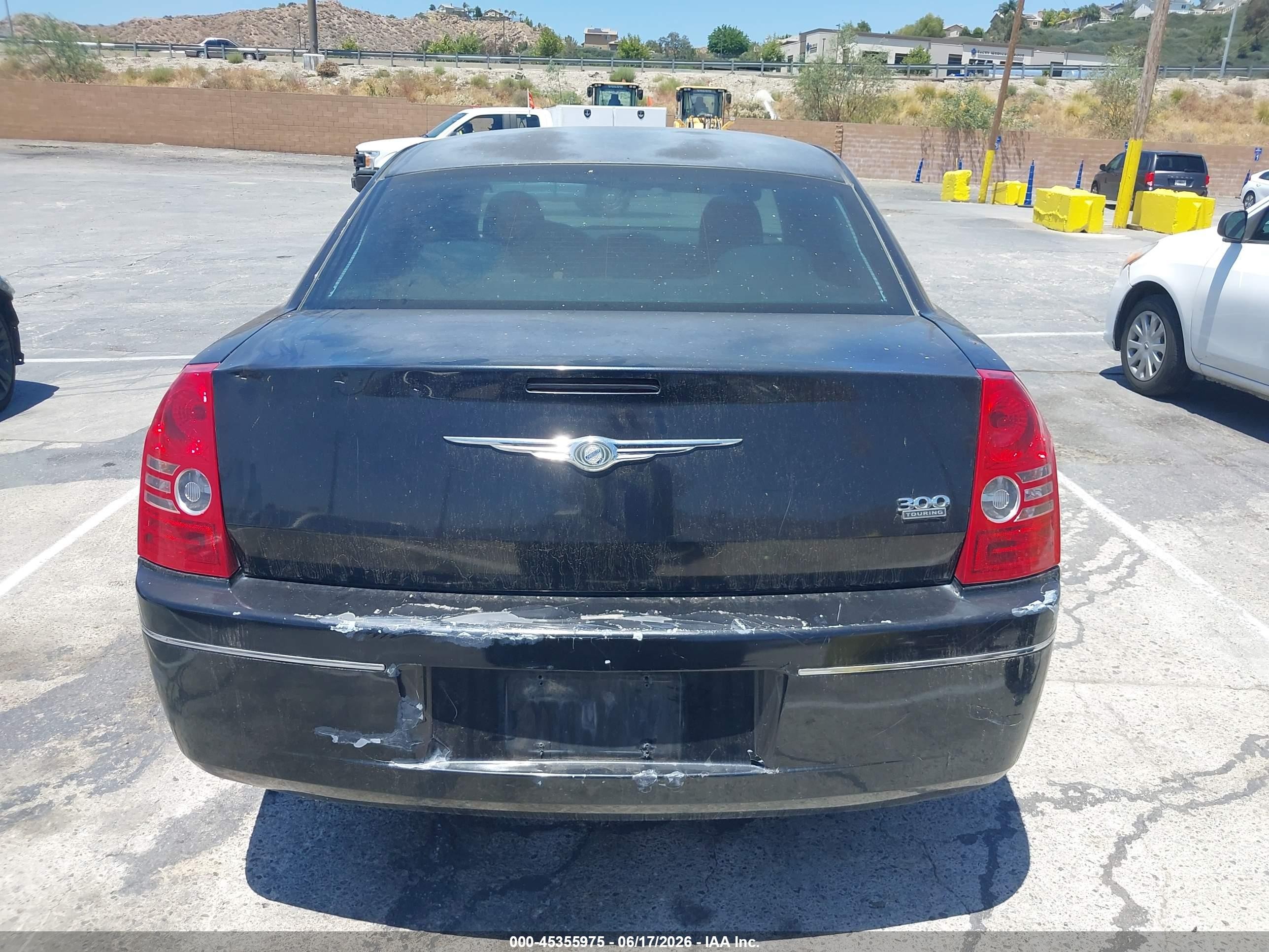 2010 Chrysler 300 Touring Black vin: 2C3CA4CD4AH185364