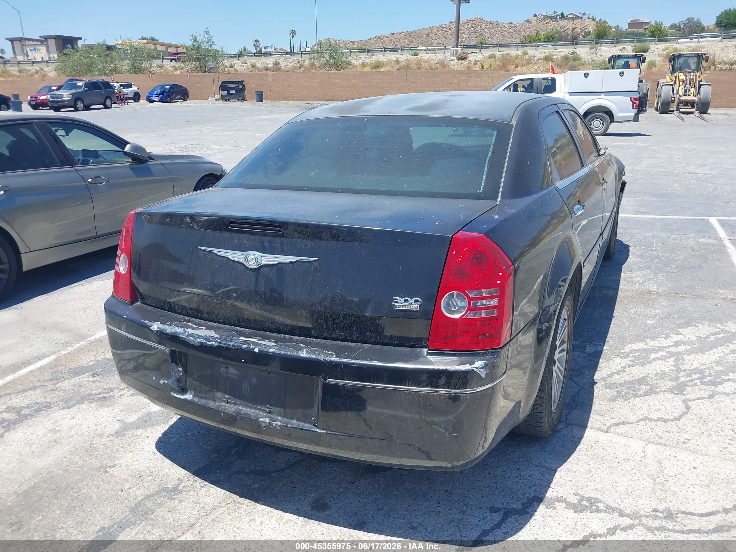 2010 Chrysler 300 Touring Black vin: 2C3CA4CD4AH185364