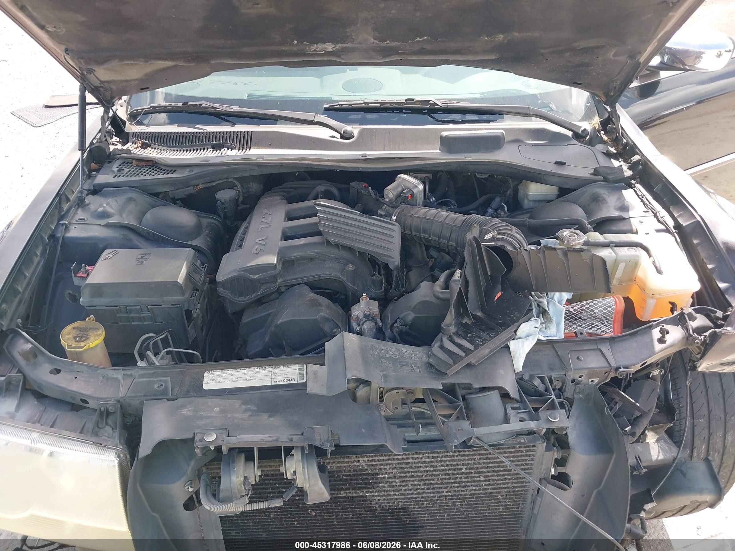 2010 Chrysler 300 Touring Черный vin: 2C3CA4CD9AH208928
