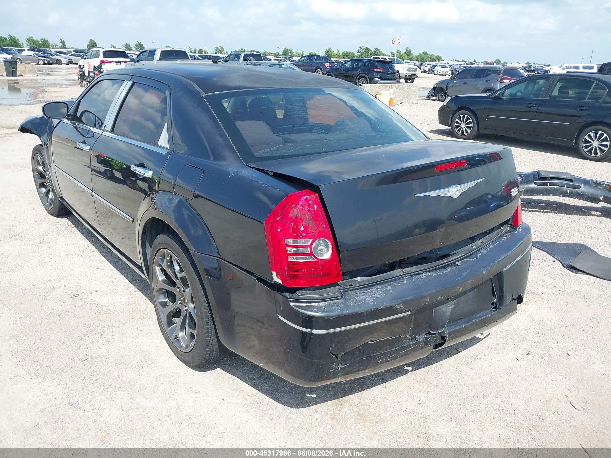2010 Chrysler 300 Touring Черный vin: 2C3CA4CD9AH208928