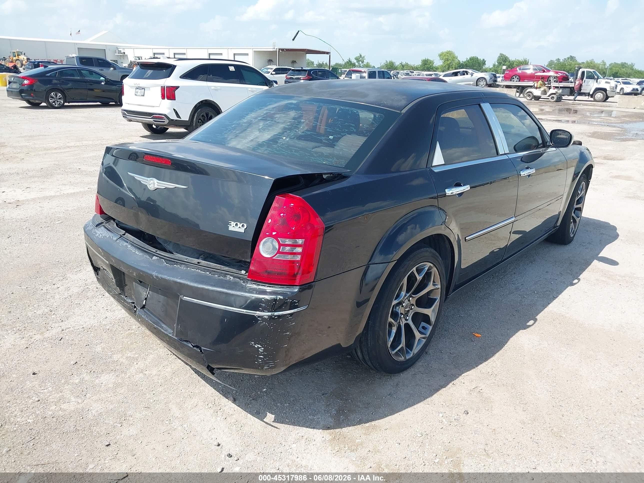 2010 Chrysler 300 Touring Черный vin: 2C3CA4CD9AH208928