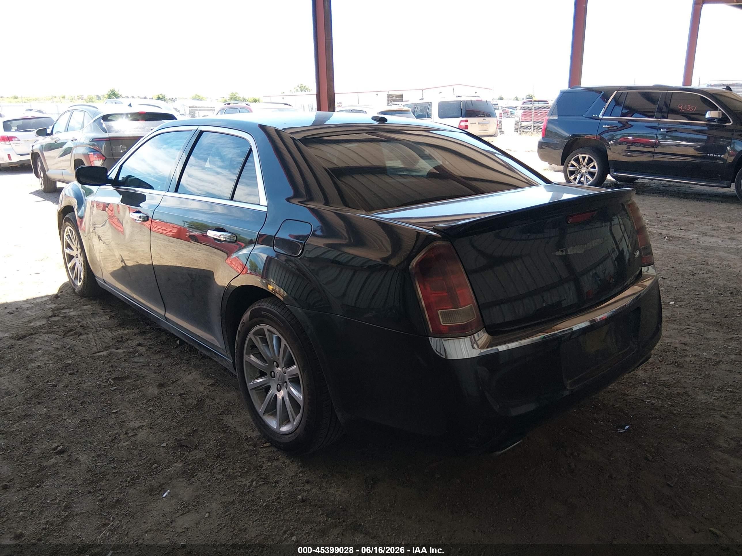 2011 Chrysler 300 Limited Black vin: 2C3CA5CG1BH546034