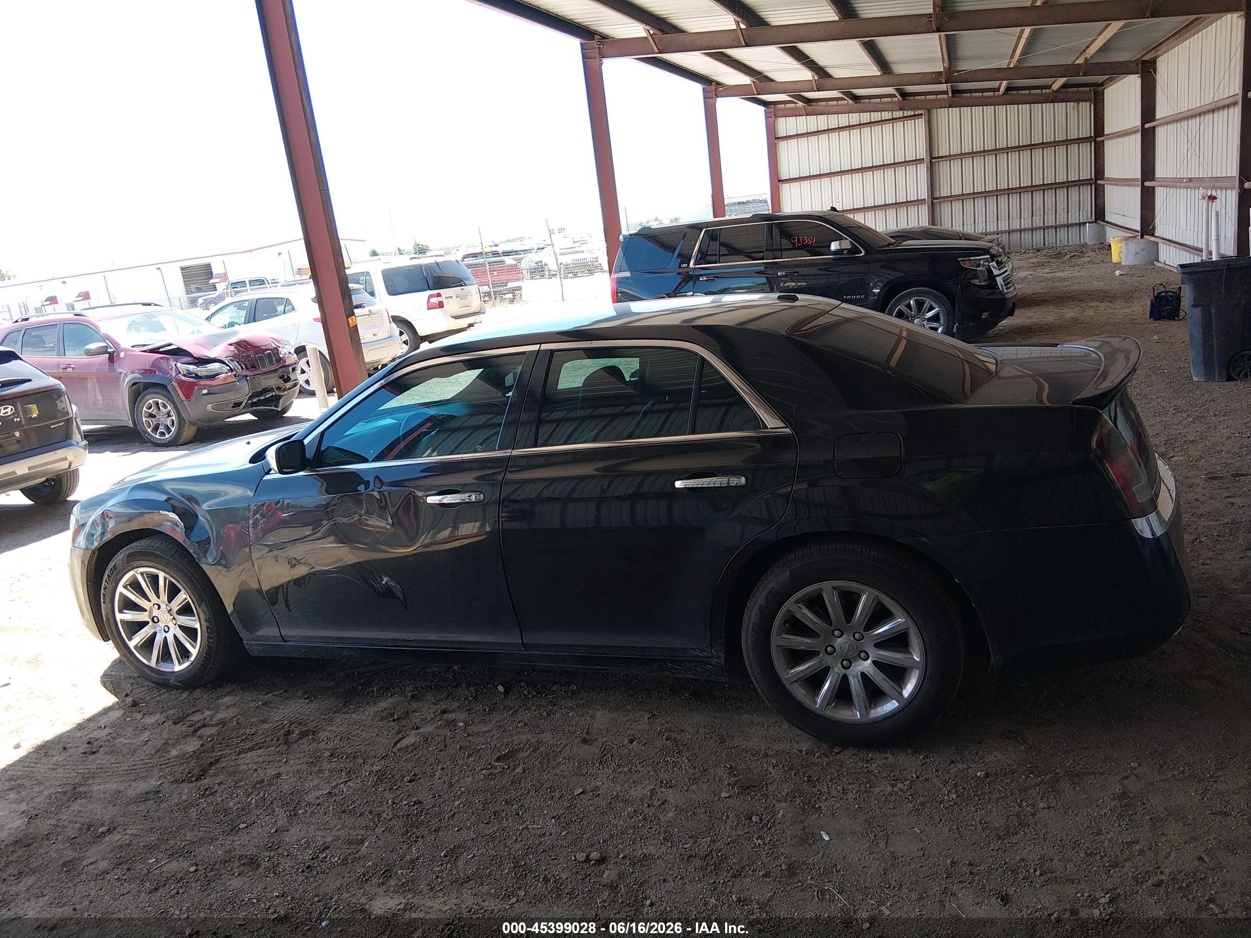 2011 Chrysler 300 Limited Black vin: 2C3CA5CG1BH546034