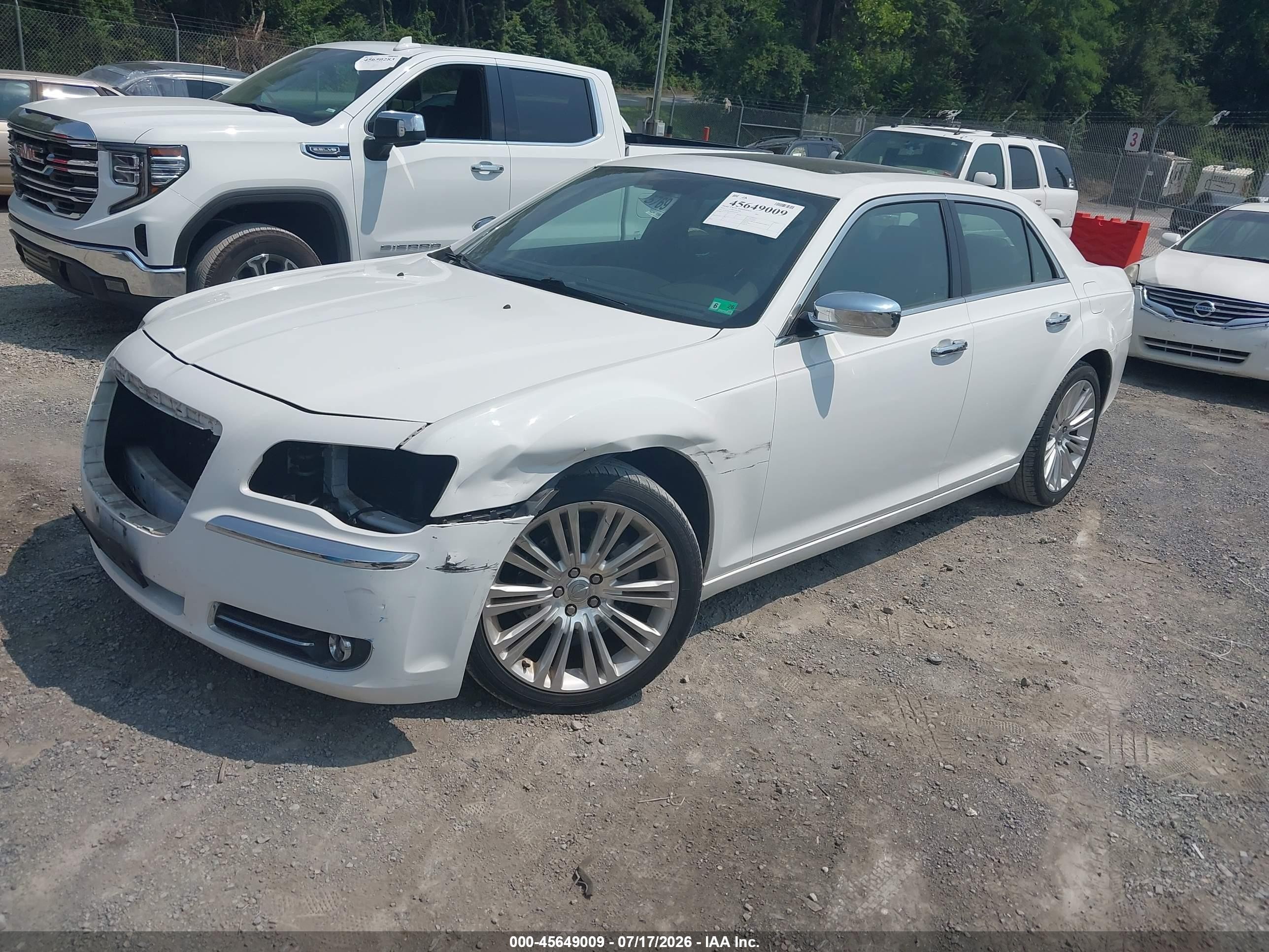 2011 Chrysler 300 Limited Белый vin: 2C3CA5CG1BH564193