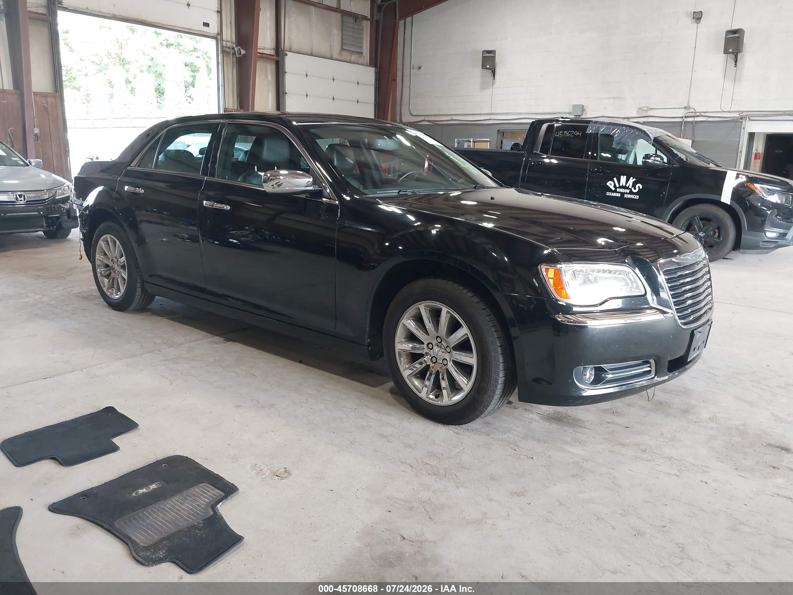2011 Chrysler 300 Limited Black vin: 2C3CA5CG1BH598747