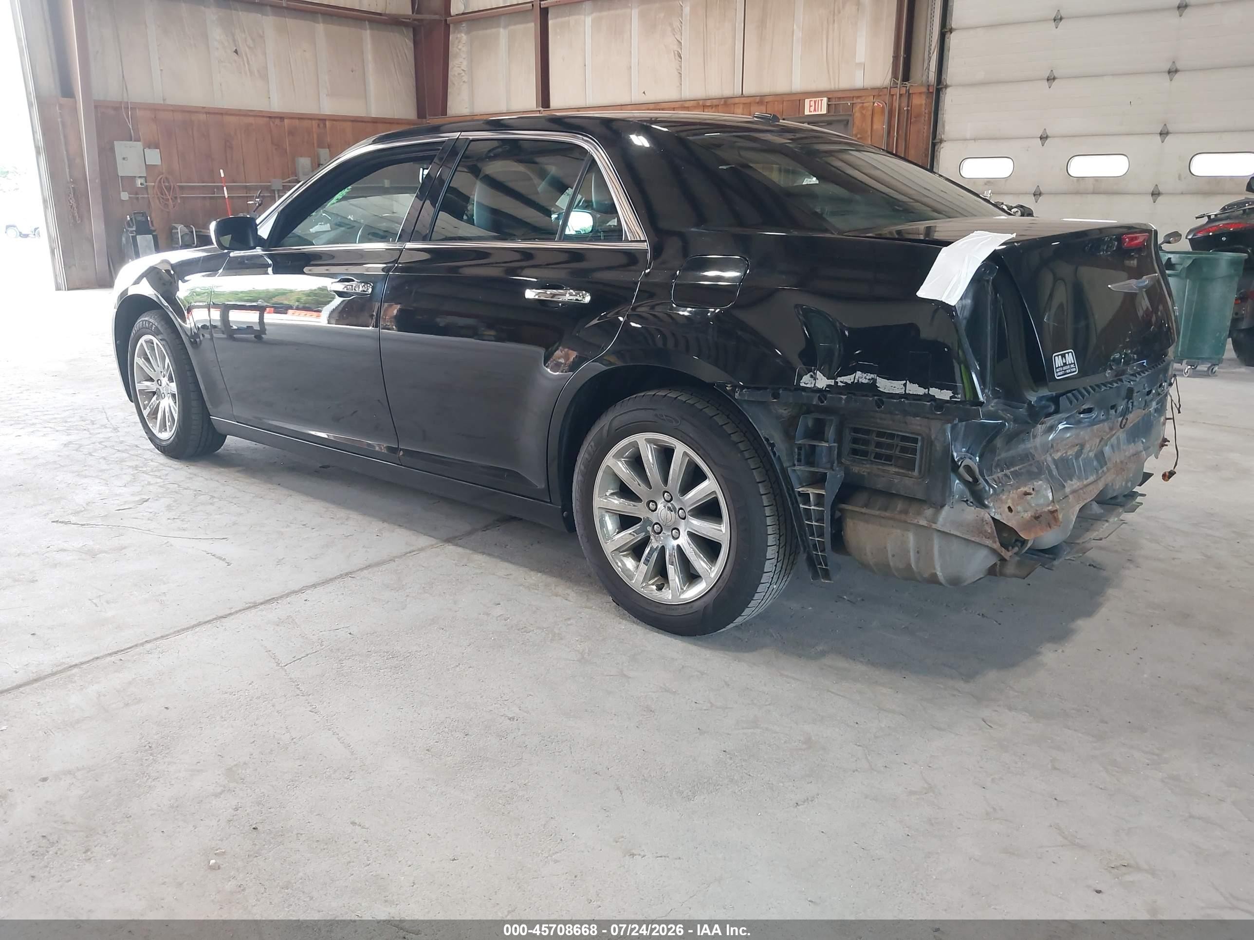 2011 Chrysler 300 Limited Black vin: 2C3CA5CG1BH598747