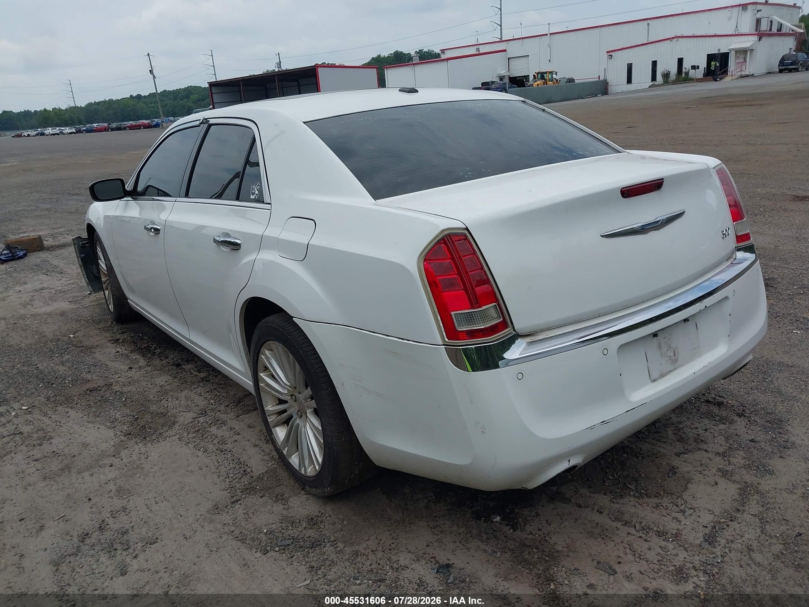 2011 Chrysler 300 Limited Белый vin: 2C3CA5CG2BH514919