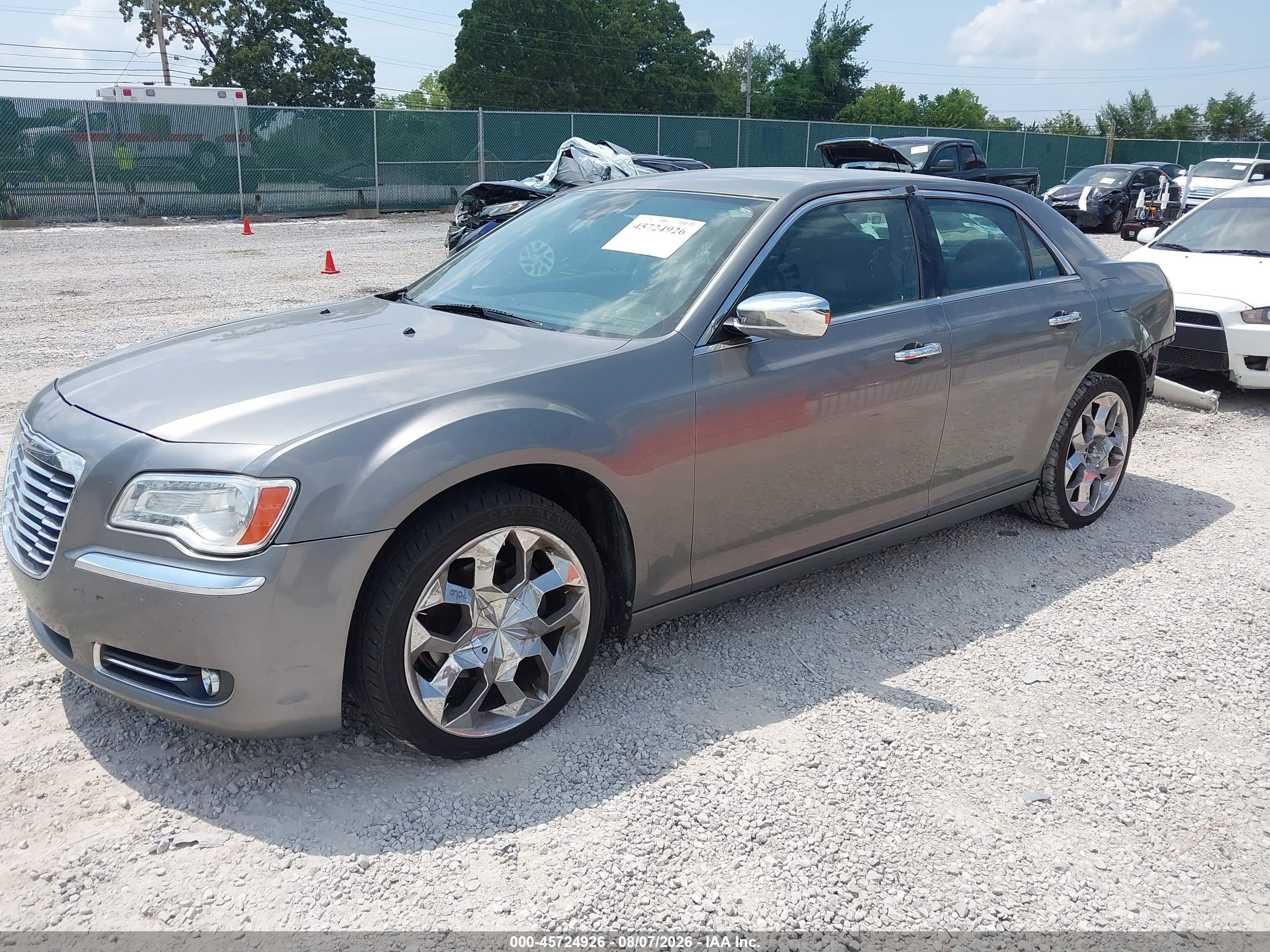 2011 Chrysler 300 Limited Gray vin: 2C3CA5CG4BH574586