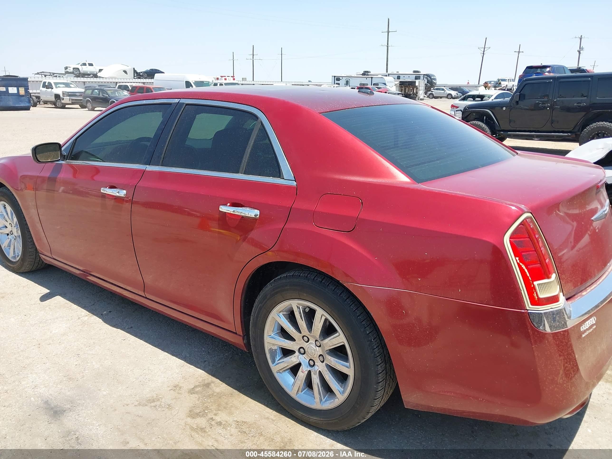 2011 Chrysler 300 Limited Темно-бордовый vin: 2C3CA5CG6BH528922