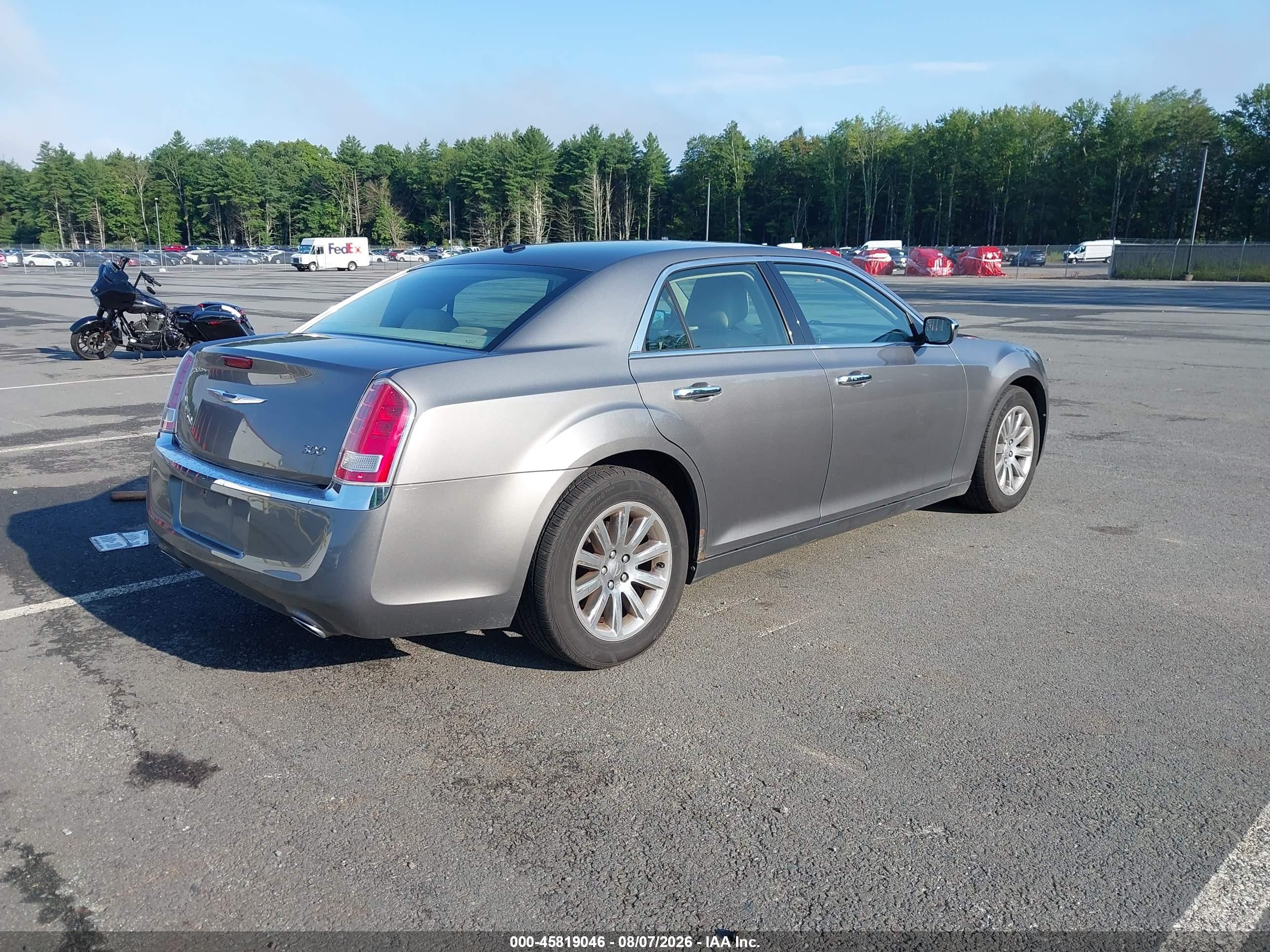2011 Chrysler 300 Limited Серый vin: 2C3CA5CG7BH598462
