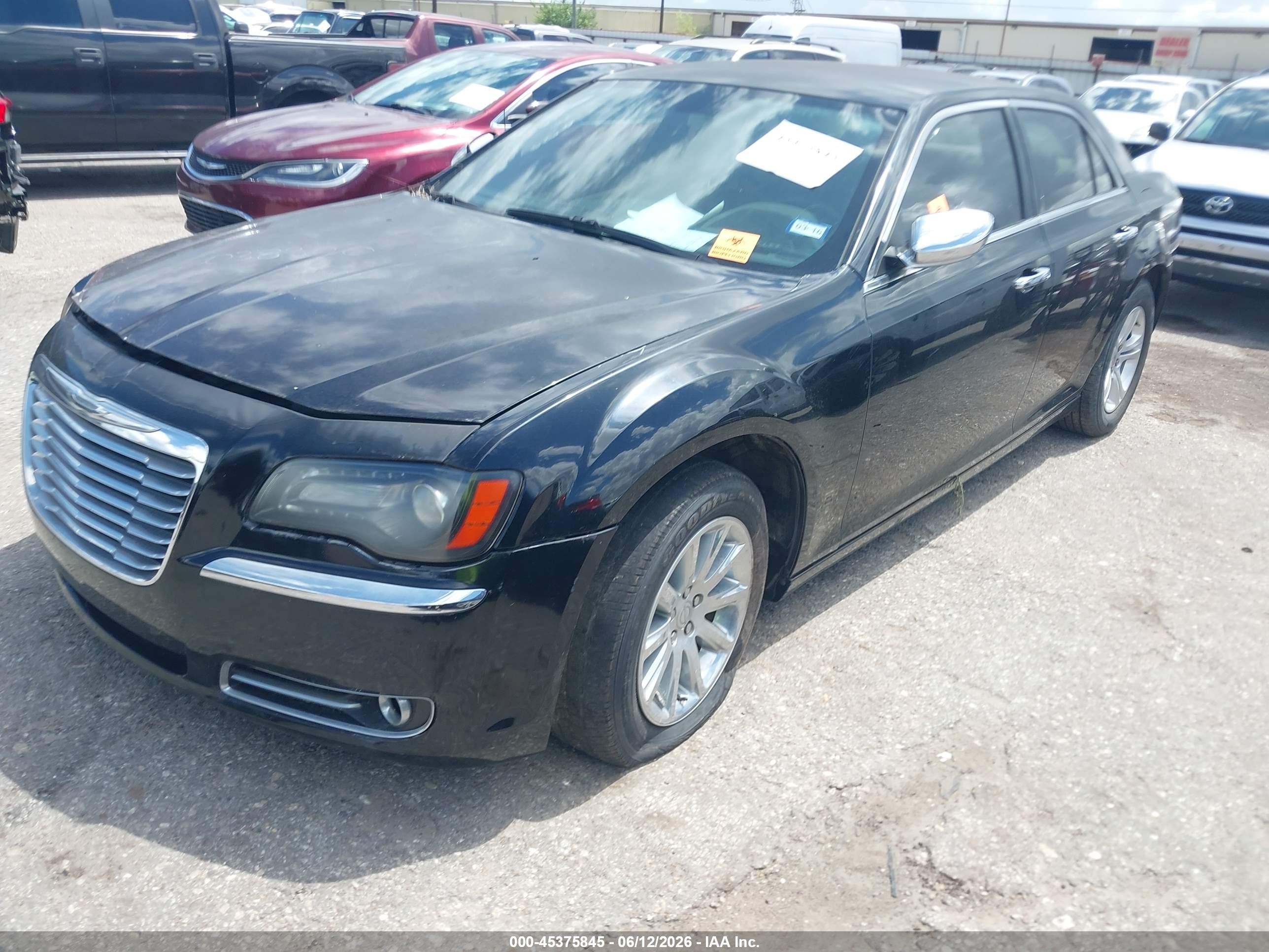 2011 Chrysler 300 Limited Black vin: 2C3CA5CG8BH595537