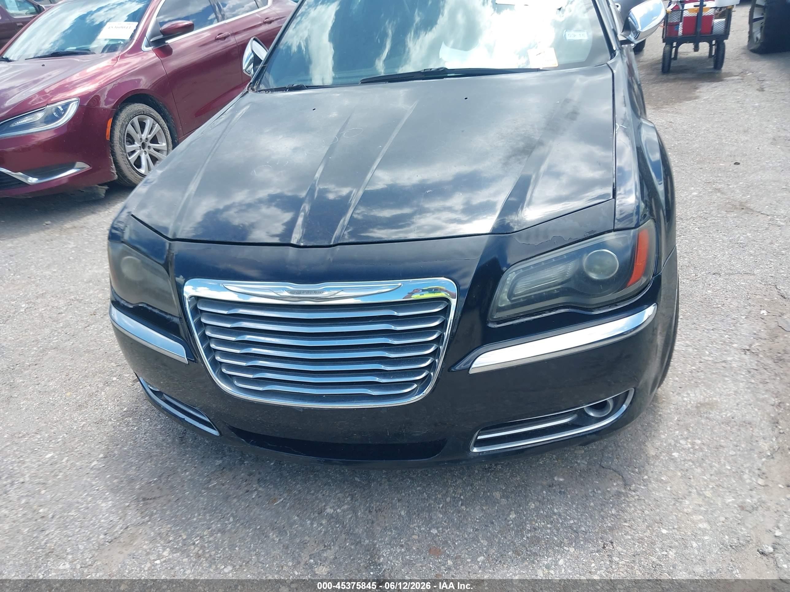 2011 Chrysler 300 Limited Black vin: 2C3CA5CG8BH595537