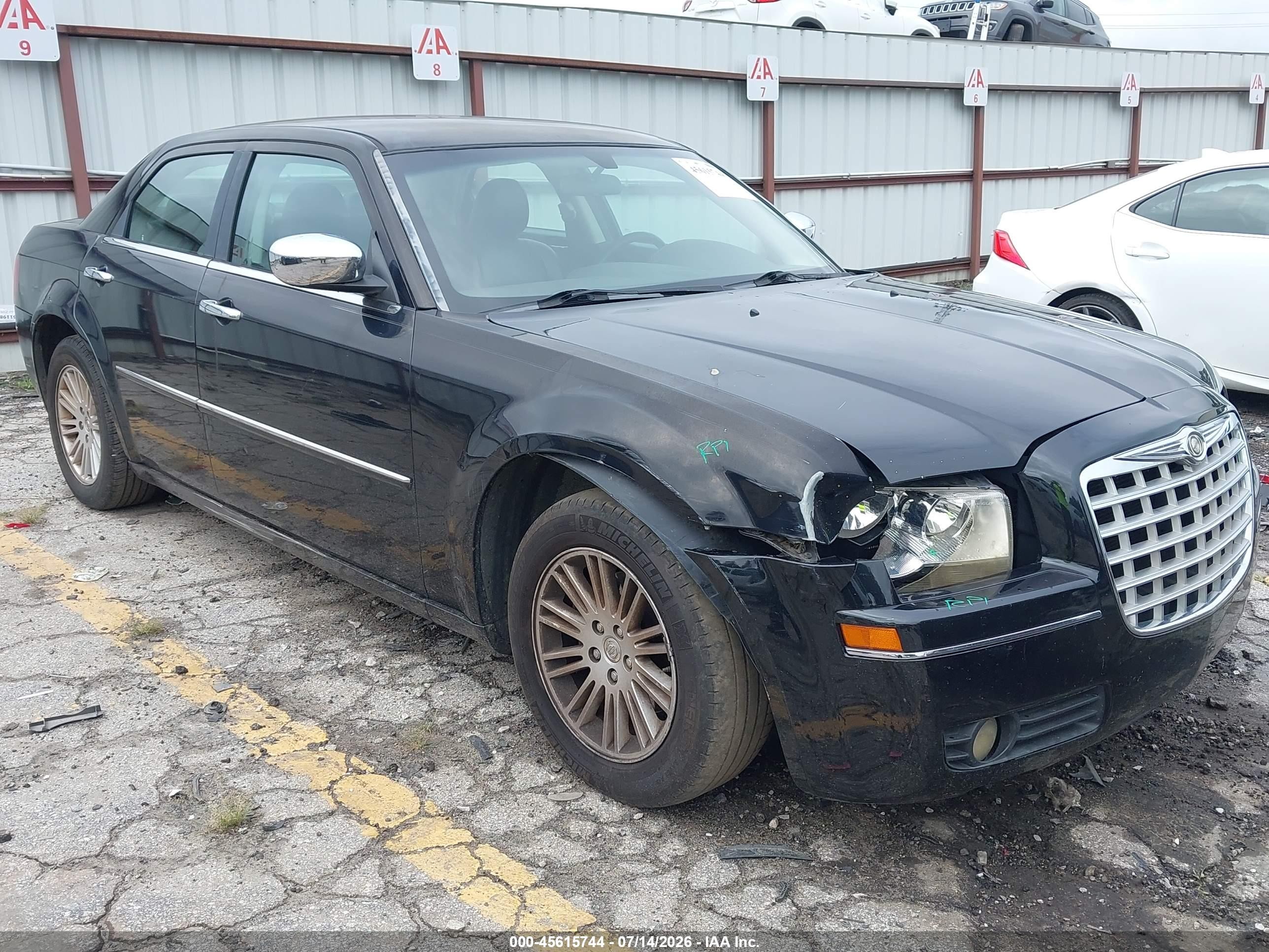 2010 Chrysler 300 Touring/signature Series/executive Series Black vin: 2C3CA5CV0AH122809