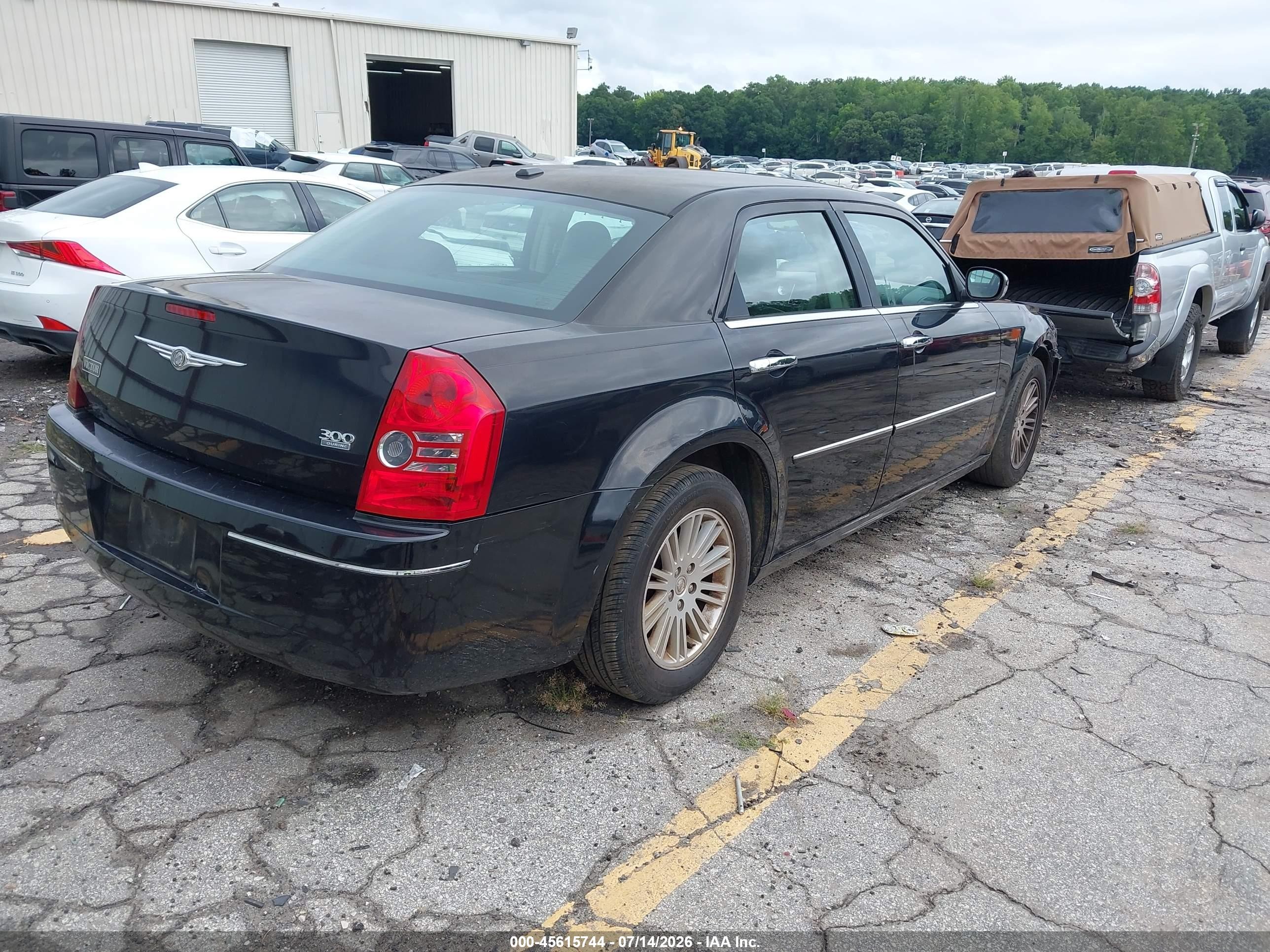2010 Chrysler 300 Touring/signature Series/executive Series Black vin: 2C3CA5CV0AH122809