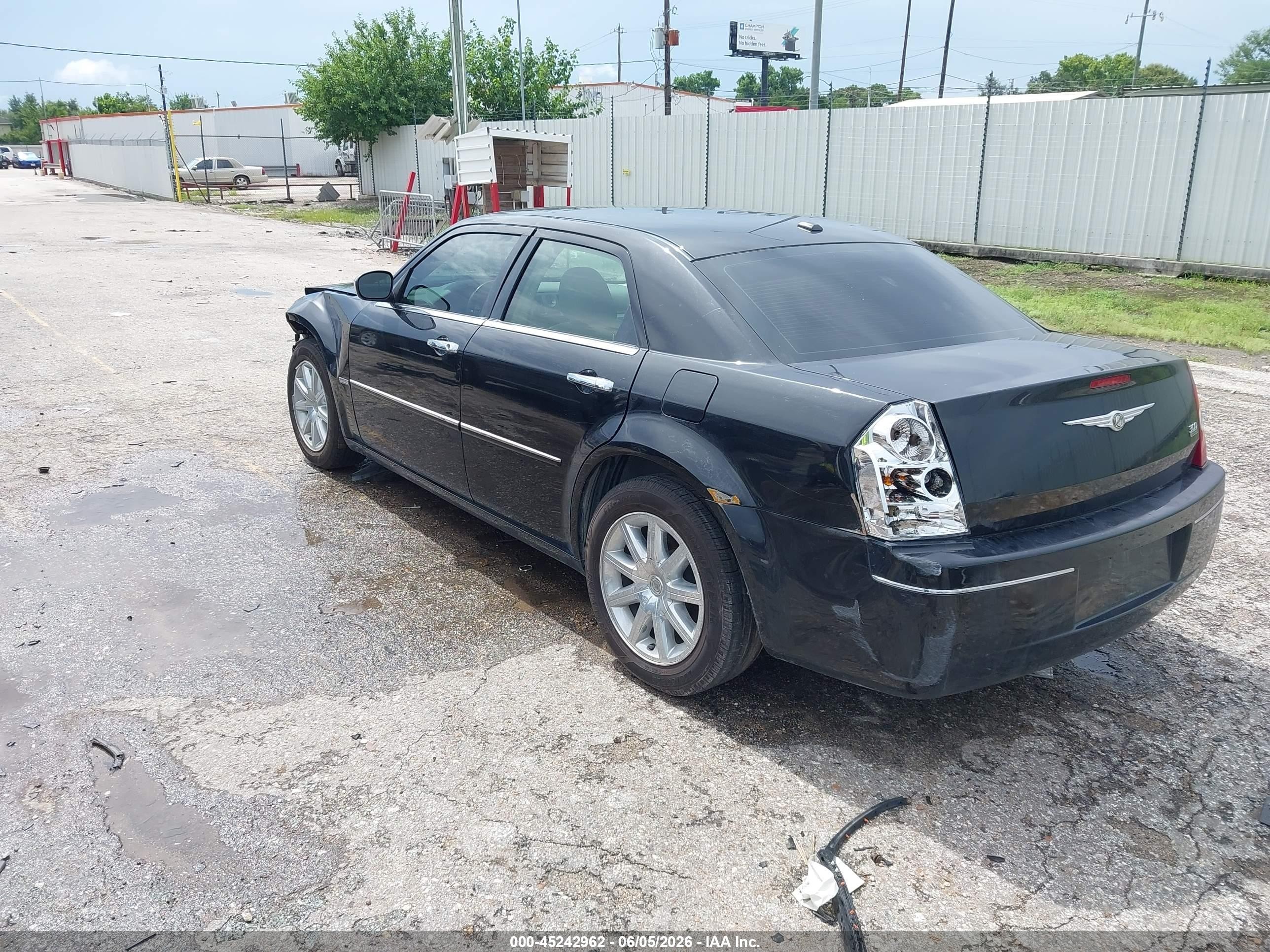 2010 Chrysler 300 Touring/signature Series/executive Series Black vin: 2C3CA5CV0AH330656