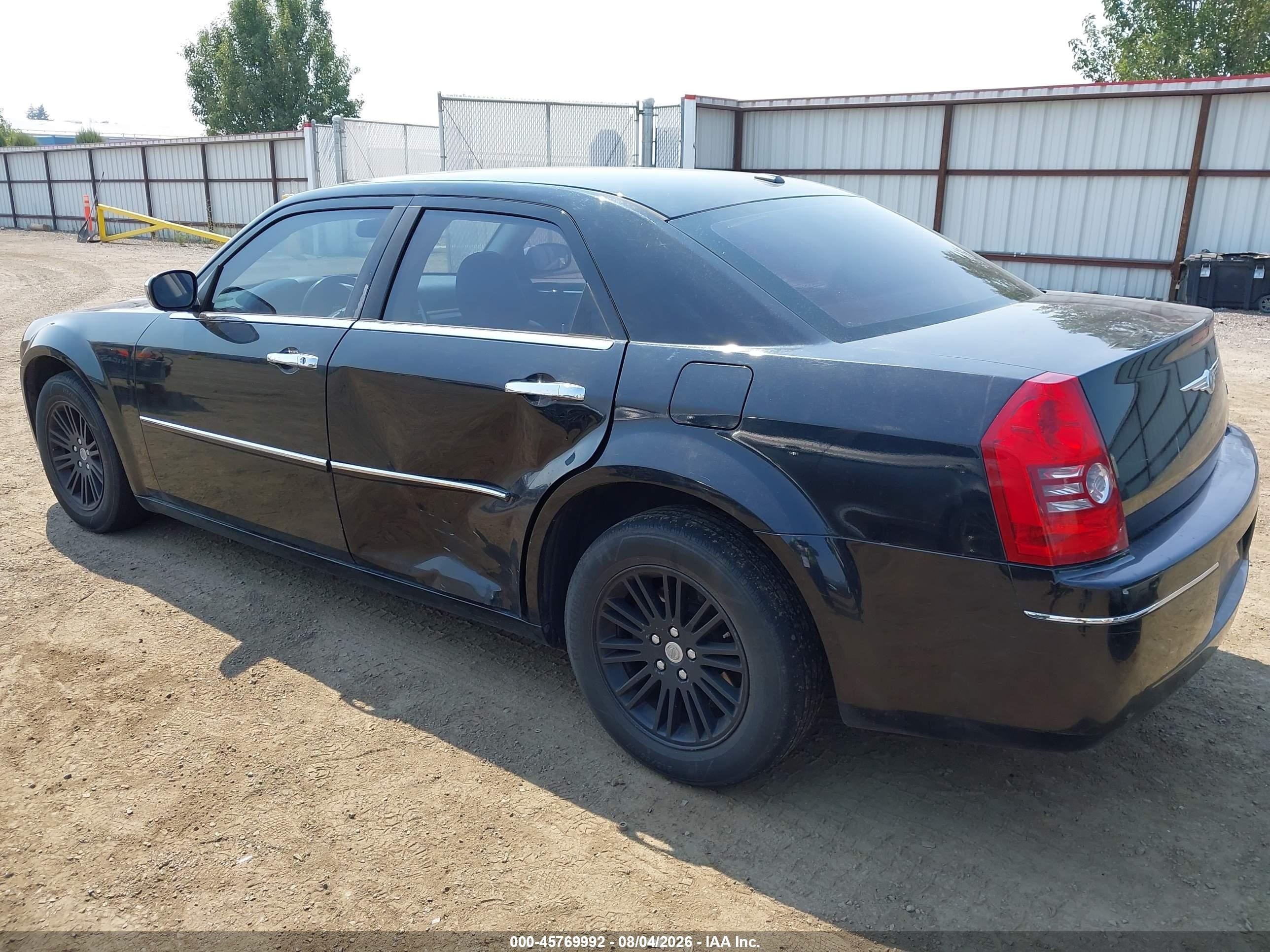 2010 Chrysler 300 Touring Black vin: 2C3CA5CV1AH328172