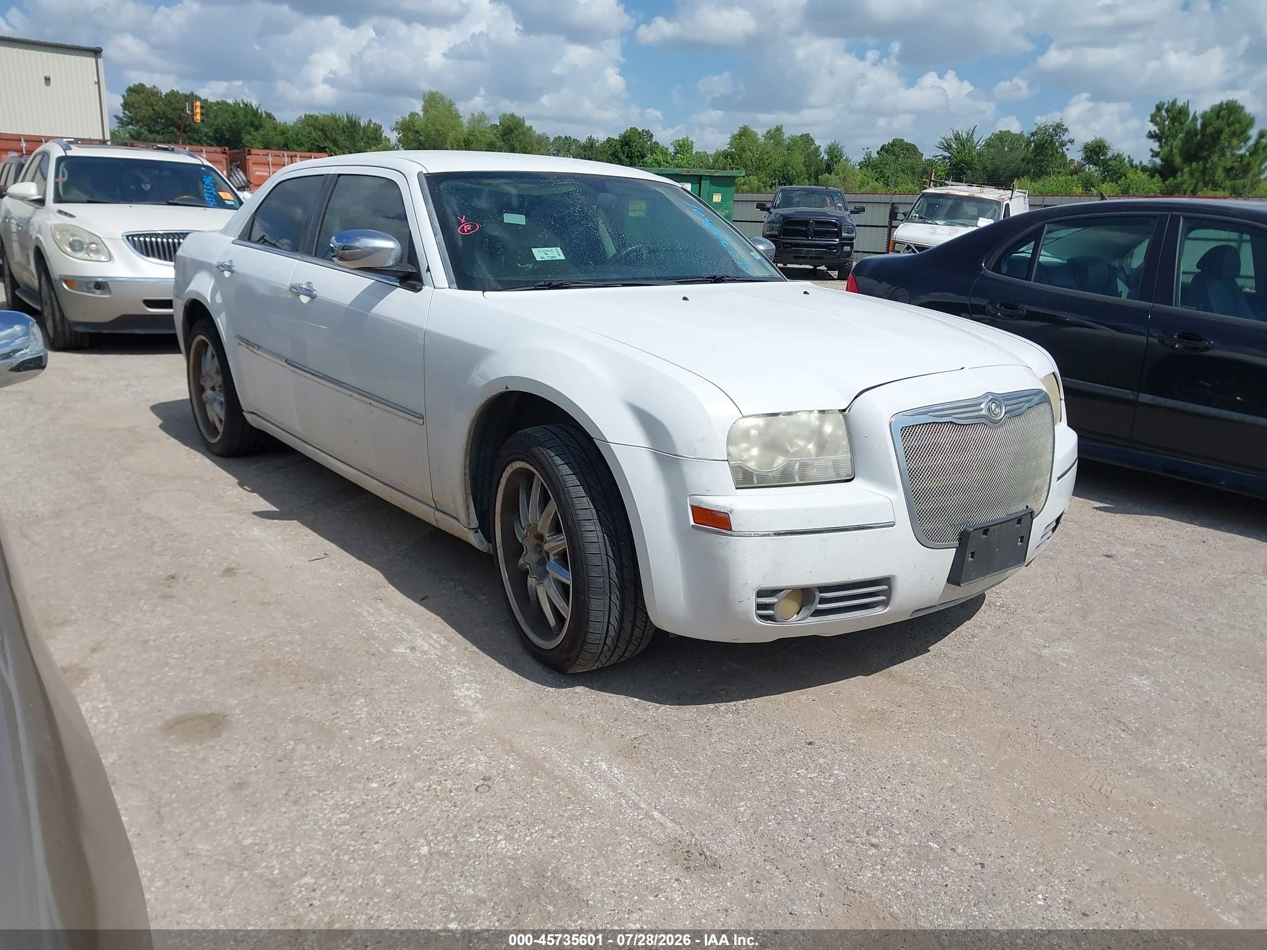 2010 Chrysler 300 Touring/signature Series/executive Series White vin: 2C3CA5CV2AH265924