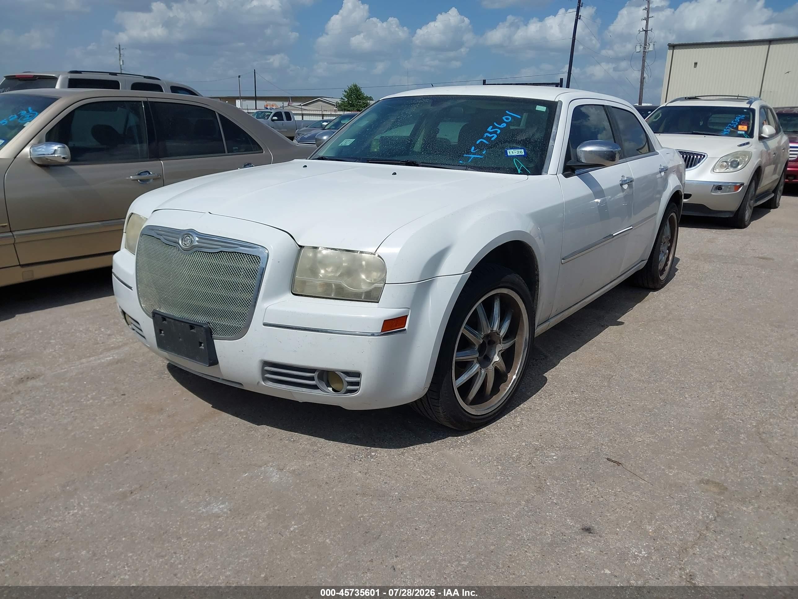 2010 Chrysler 300 Touring/signature Series/executive Series White vin: 2C3CA5CV2AH265924
