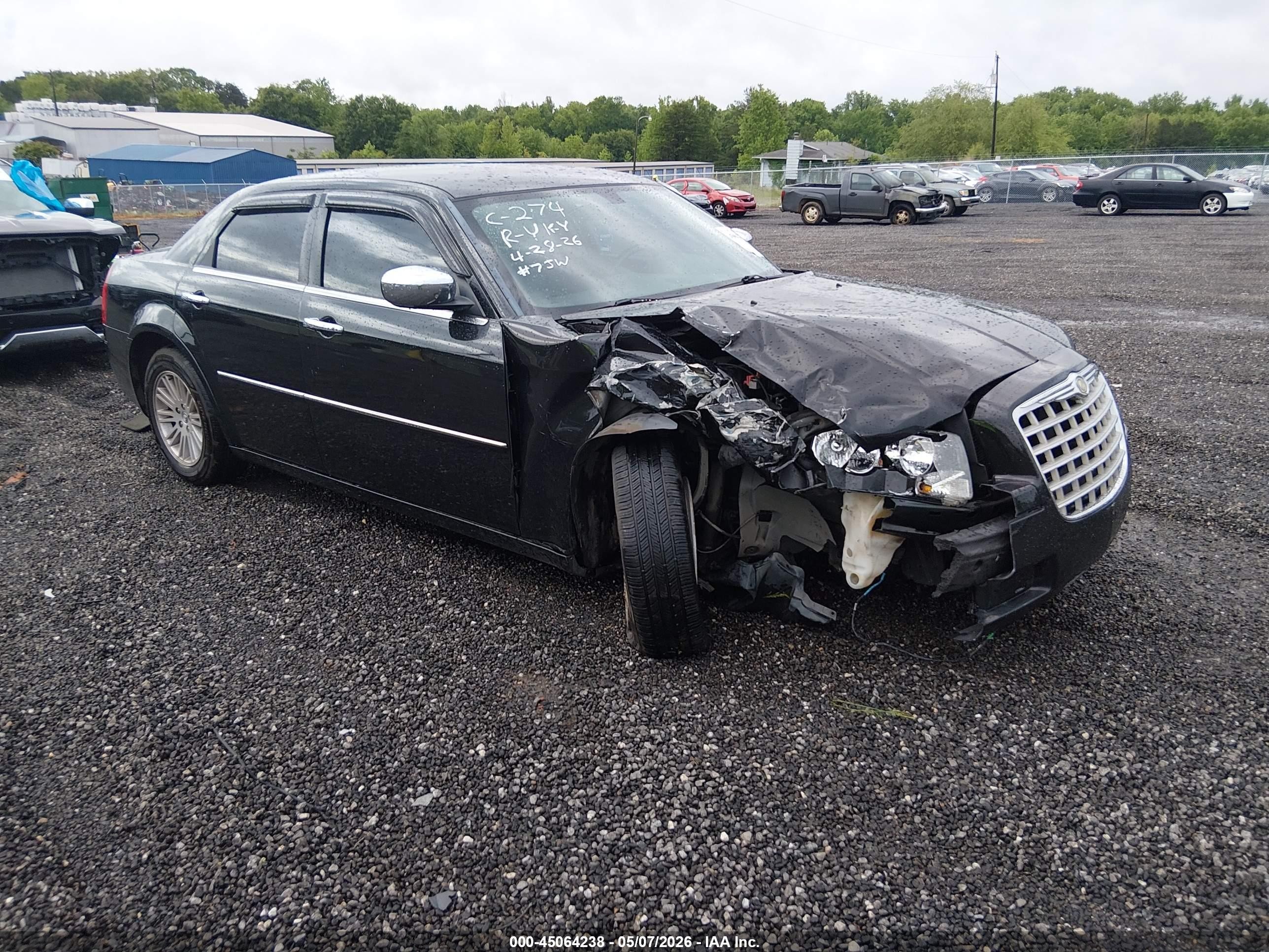 2010 Chrysler 300 Touring/signature Series/executive Series Black vin: 2C3CA5CV3AH164374