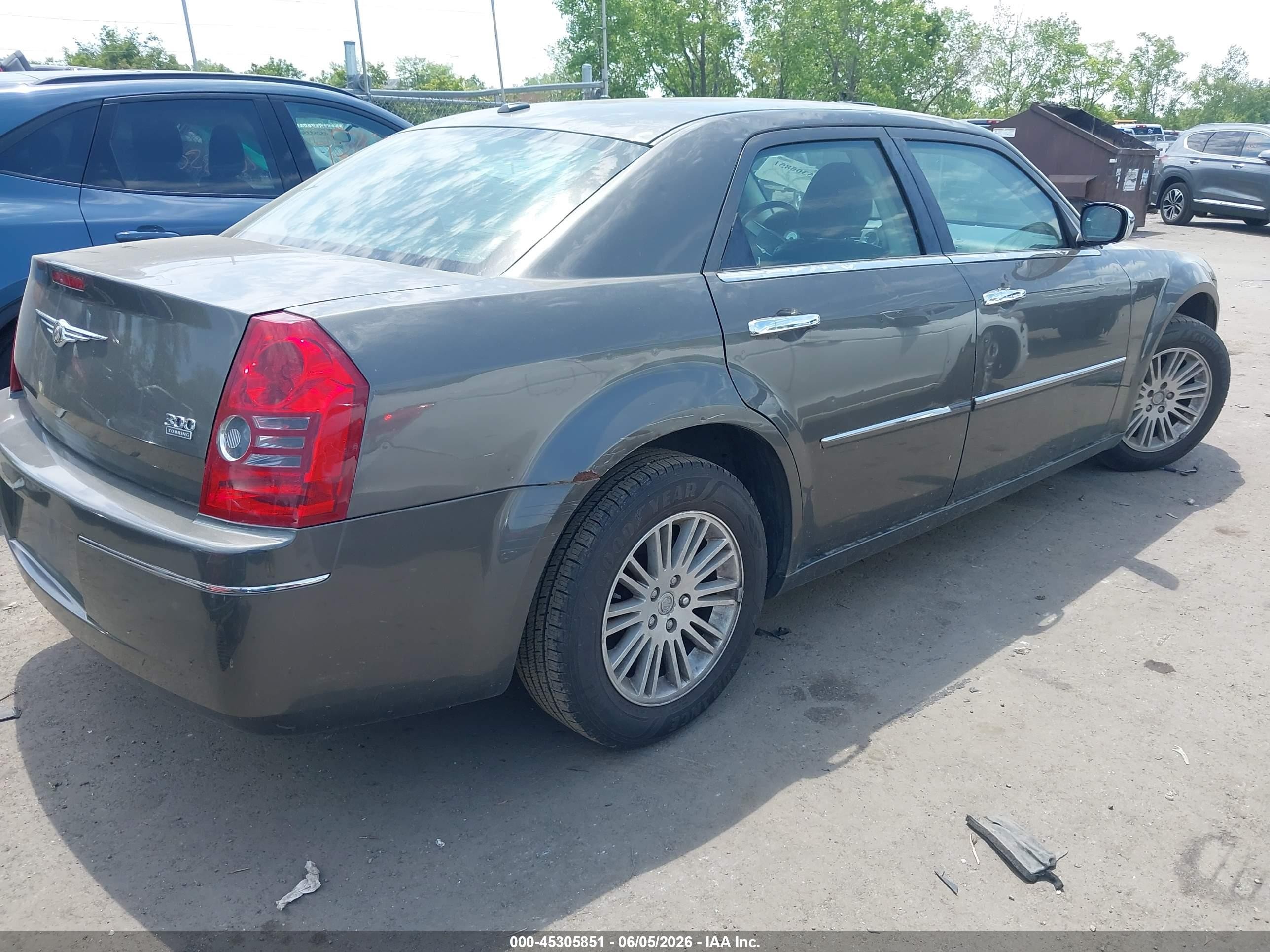 2010 Chrysler 300 Touring/signature Series/executive Series Gray vin: 2C3CA5CV3AH182650