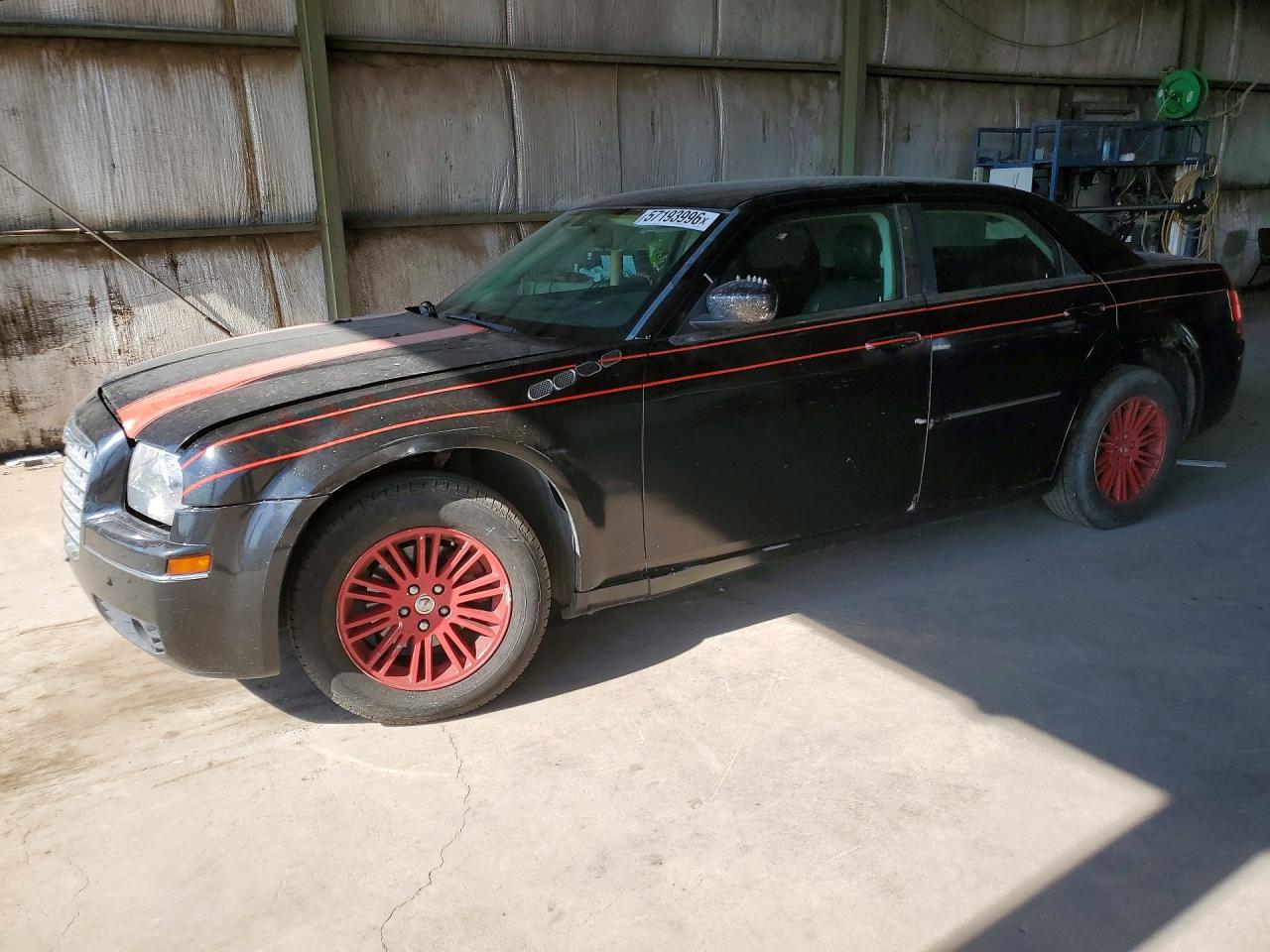 2010 Chrysler 300 Touring Black vin: 2C3CA5CV3AH195740