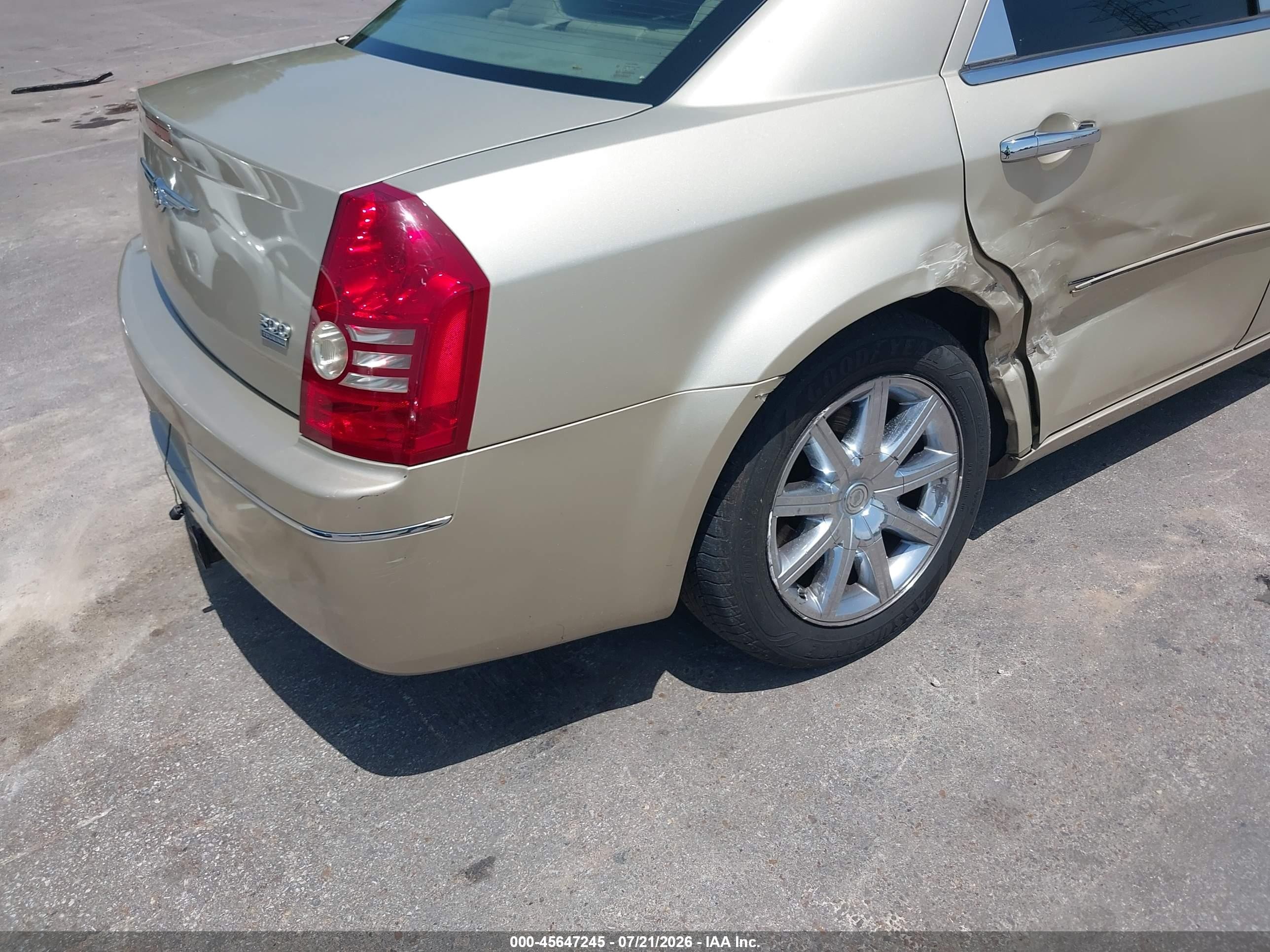 2010 Chrysler 300 Touring/signature Series/executive Series Gold vin: 2C3CA5CV7AH147397