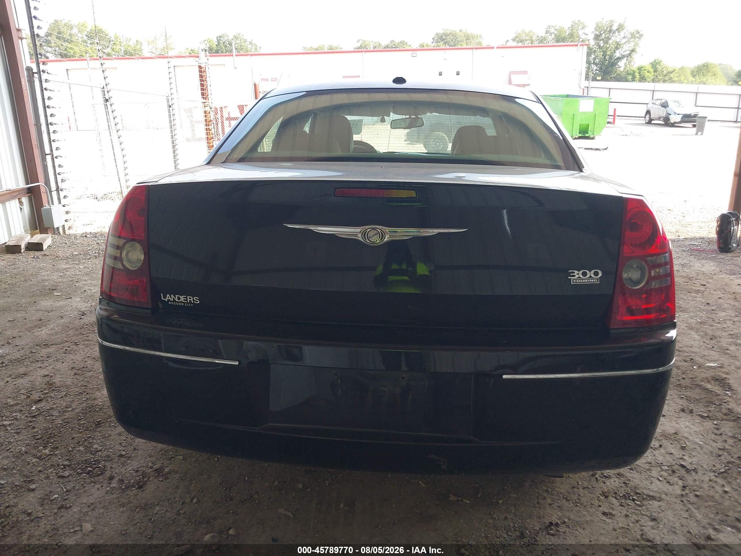 2010 Chrysler 300 Touring/signature Series/executive Series Black vin: 2C3CA5CV7AH180433