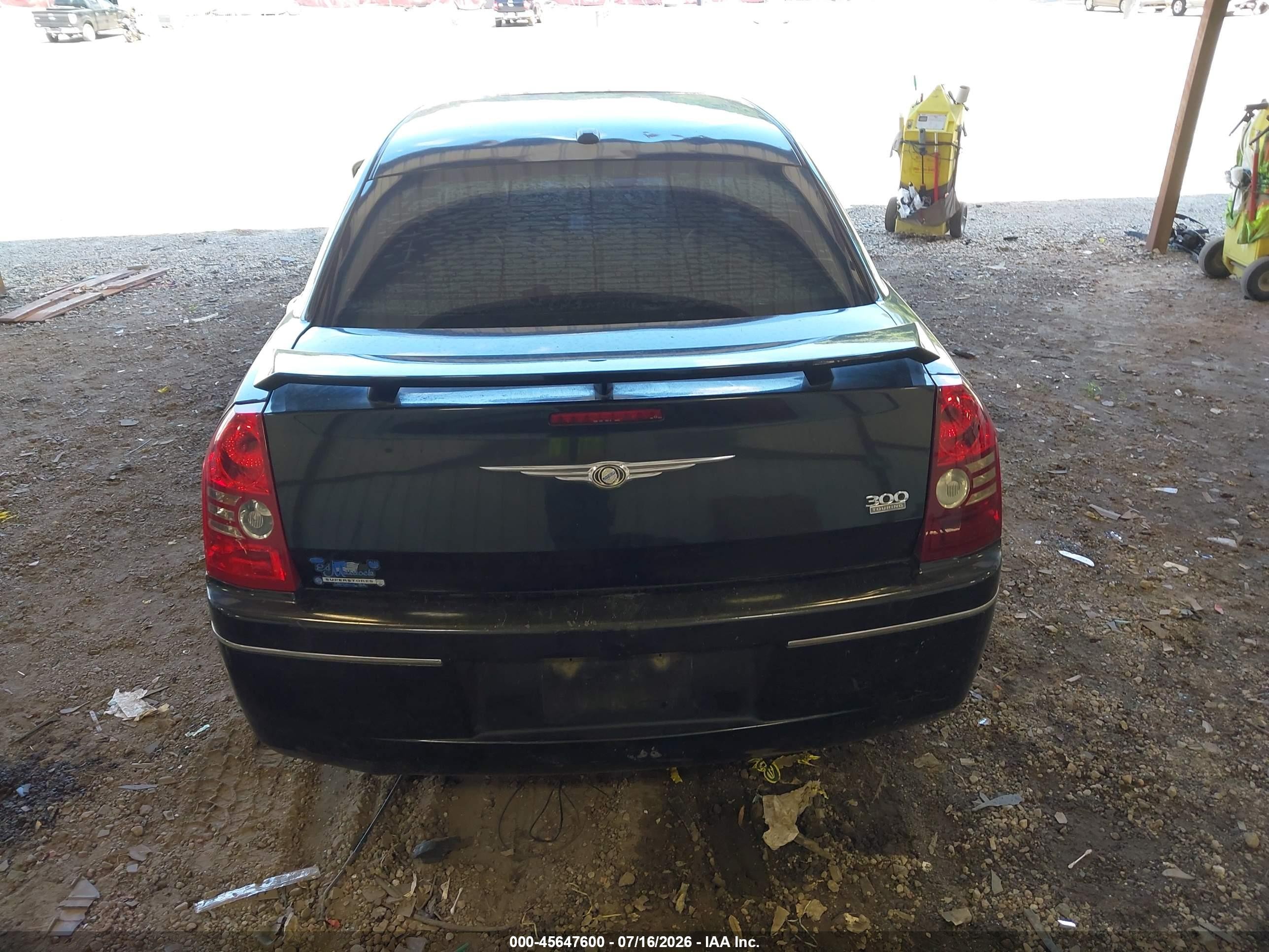 2010 Chrysler 300 Touring/signature Series/executive Series Black vin: 2C3CA5CV7AH328872