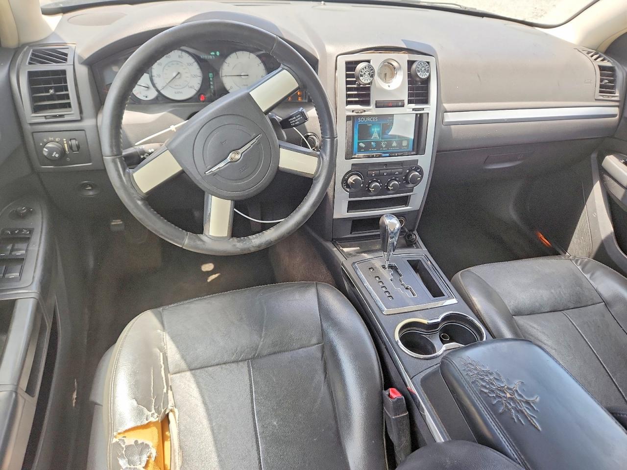 2010 Chrysler 300 Touring Black vin: 2C3CA5CV9AH250109