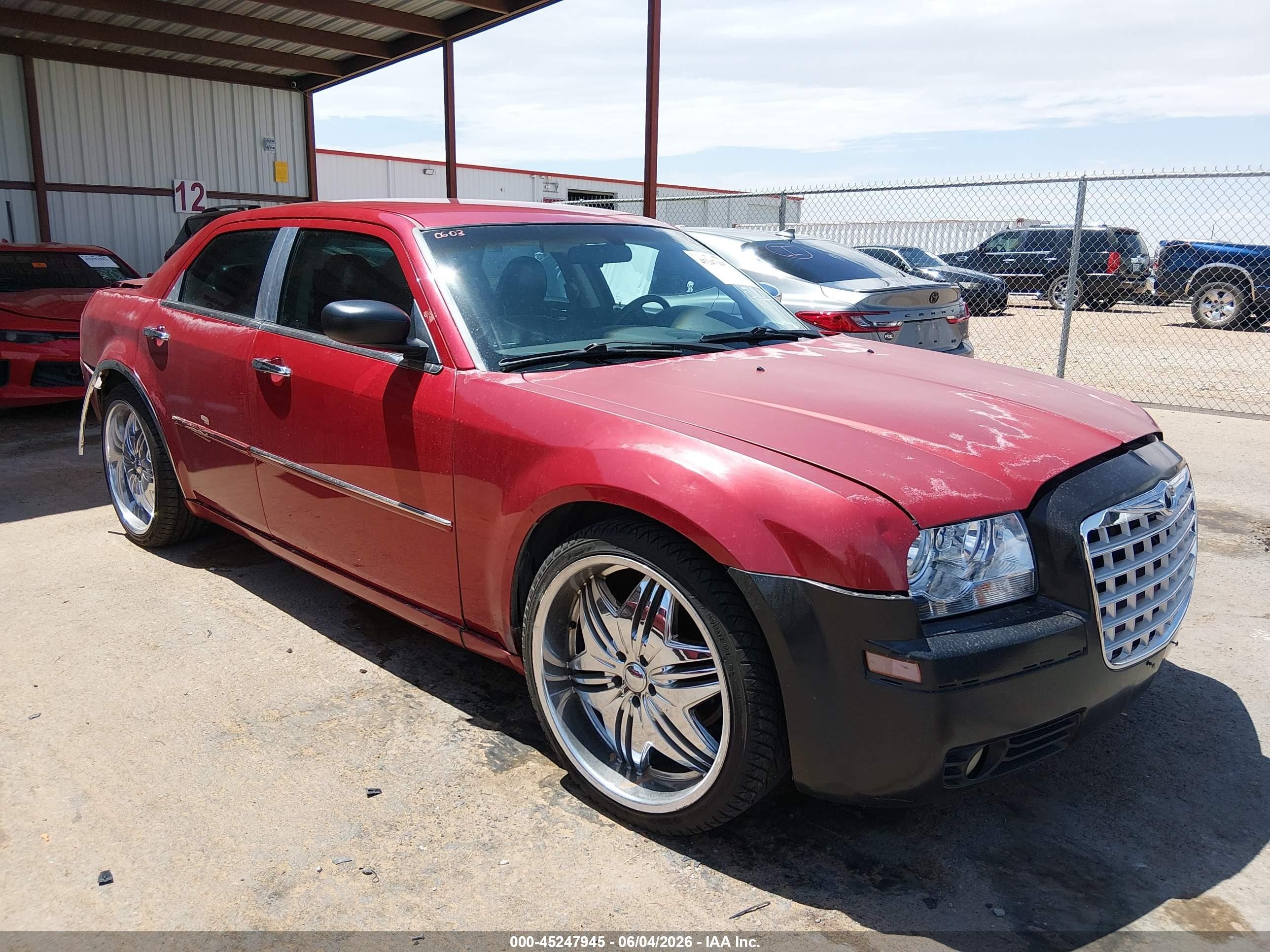 2010 Chrysler 300 Touring/signature Series/executive Series Red vin: 2C3CA5CV9AH319283
