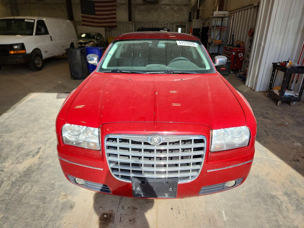 2010 Chrysler 300 Touring Red vin: 2C3CA5CV9AH326041