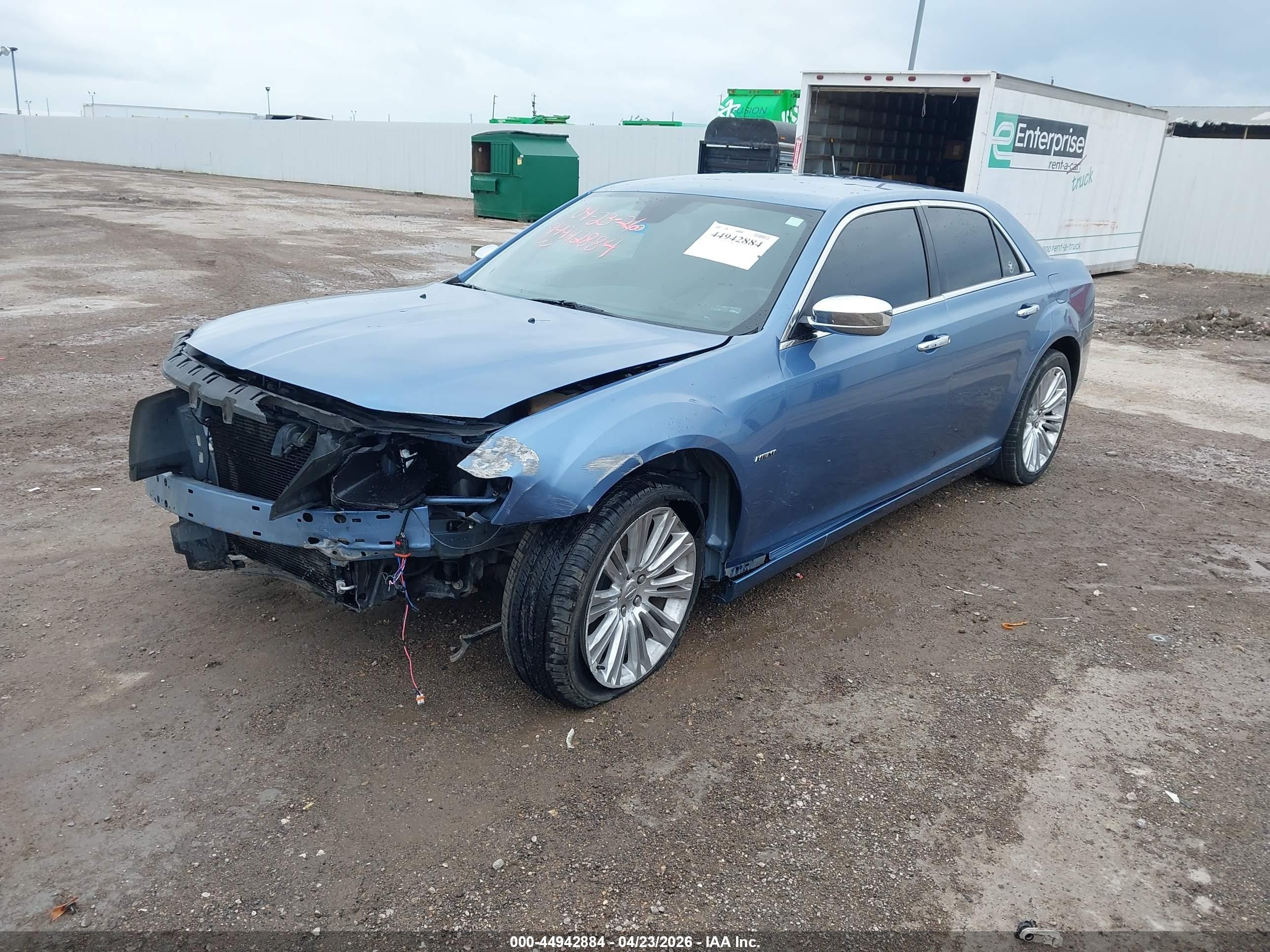 2011 Chrysler 300c Blue vin: 2C3CA6CT1BH547509