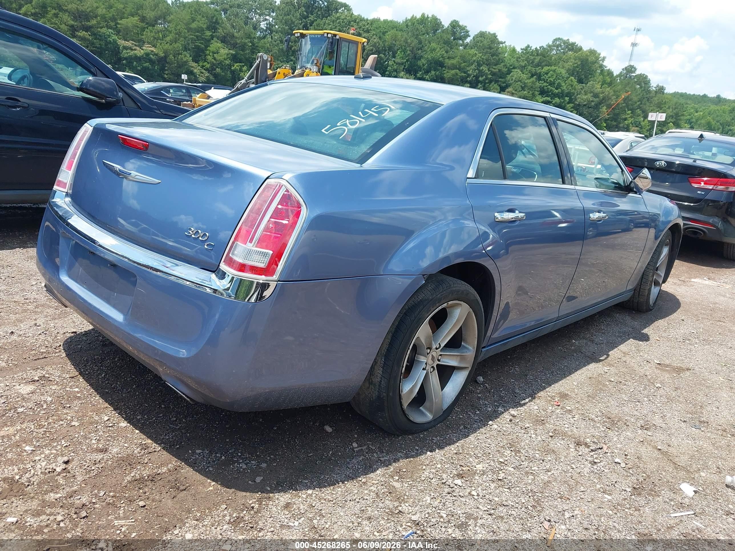 2011 Chrysler 300c   Blue vin: 2C3CA6CT1BH581451