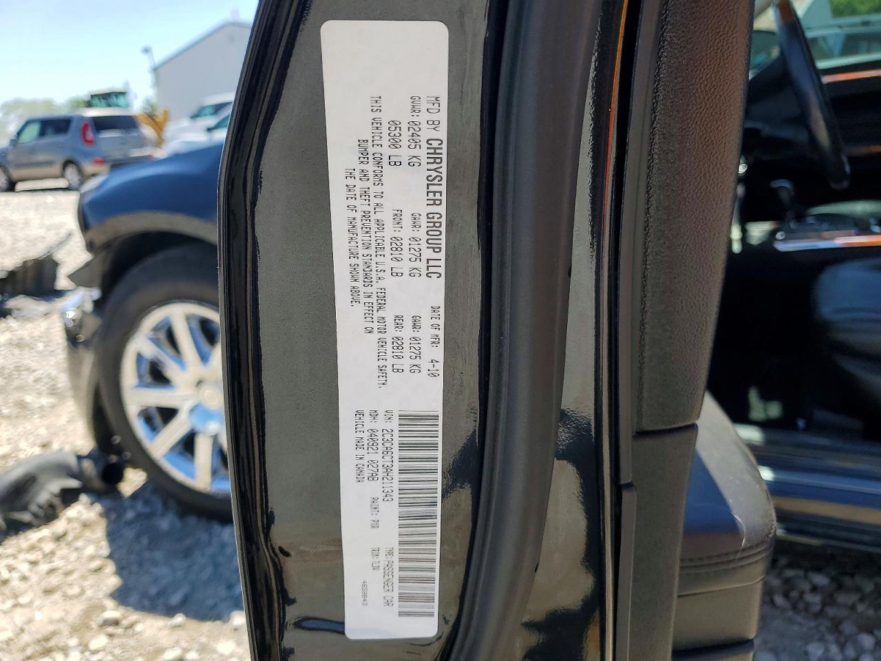 2010 Chrysler 300c Black vin: 2C3CA6CT3AH211343
