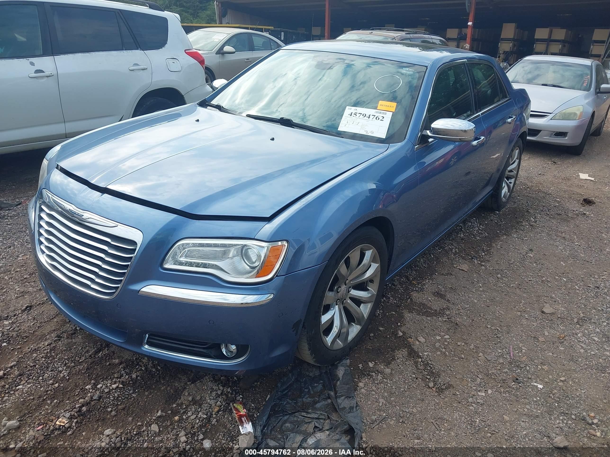 2011 Chrysler 300c   Blue vin: 2C3CA6CT5BH580111