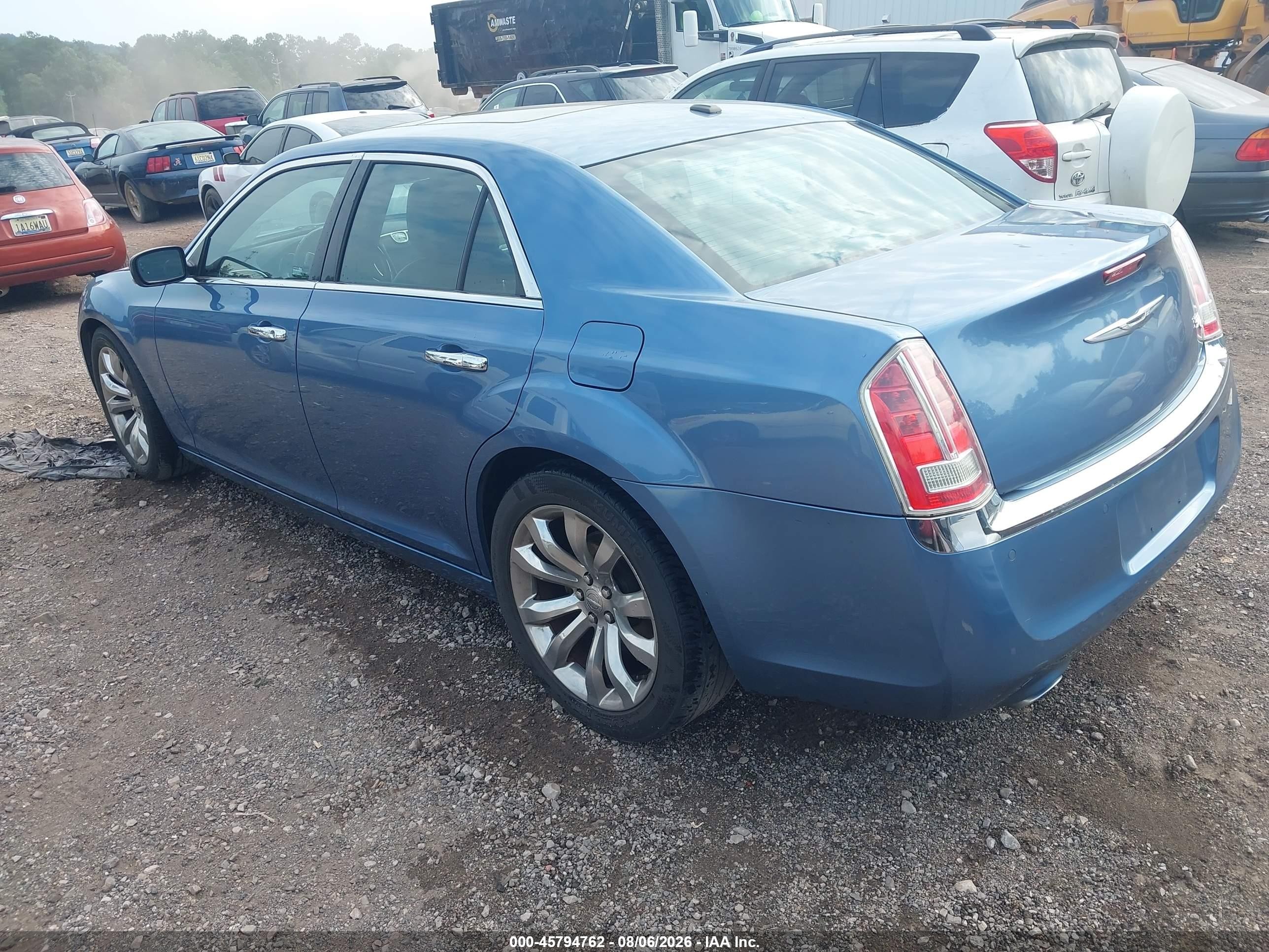 2011 Chrysler 300c   Blue vin: 2C3CA6CT5BH580111