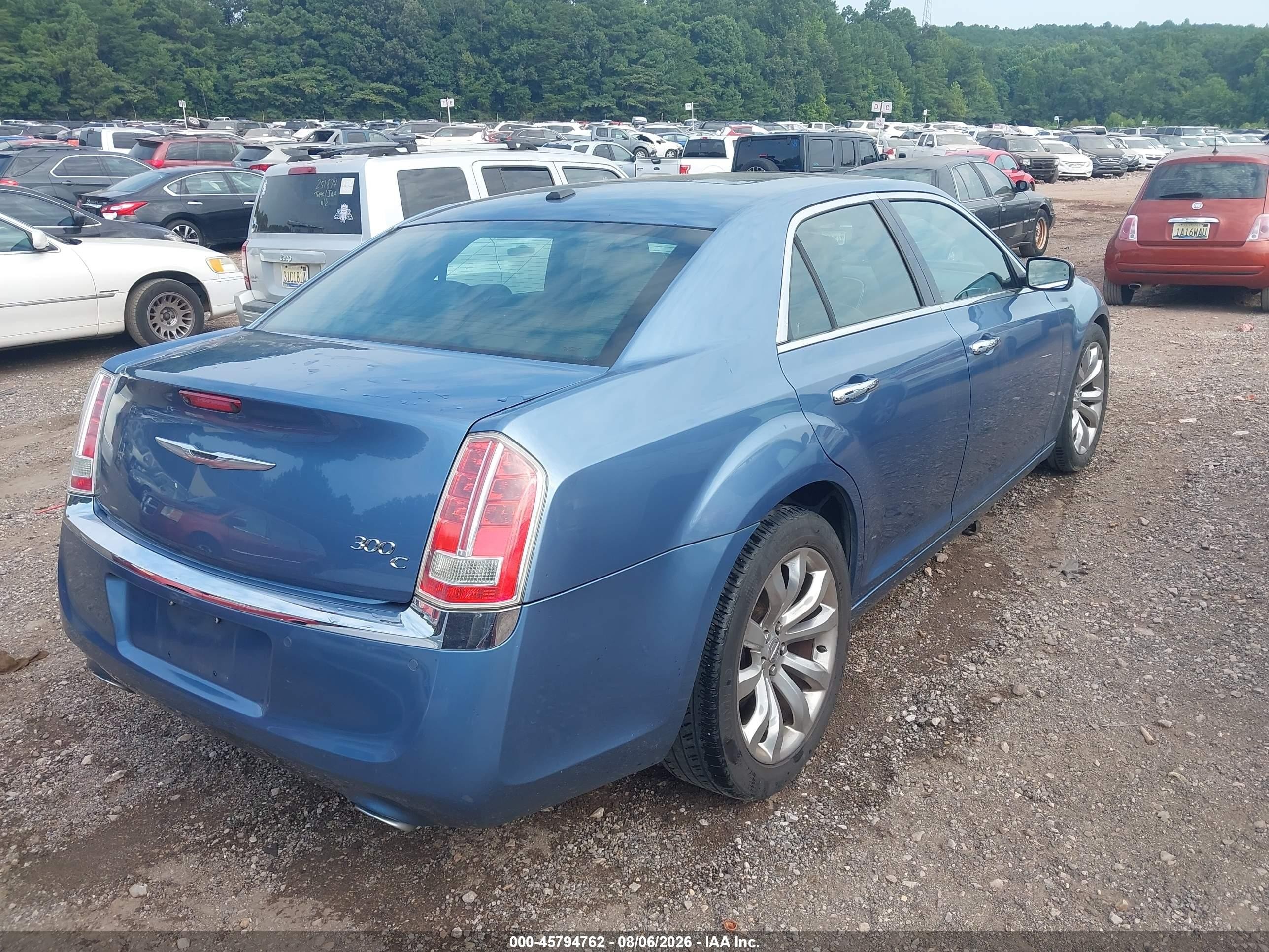 2011 Chrysler 300c   Blue vin: 2C3CA6CT5BH580111