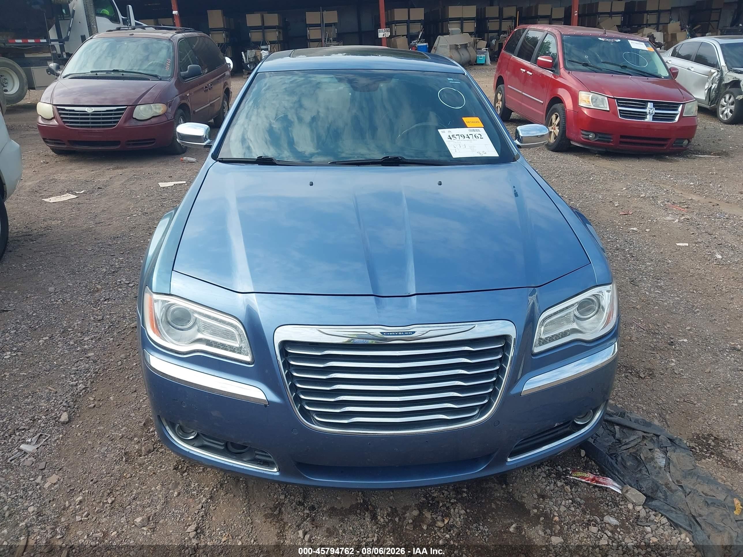 2011 Chrysler 300c   Blue vin: 2C3CA6CT5BH580111