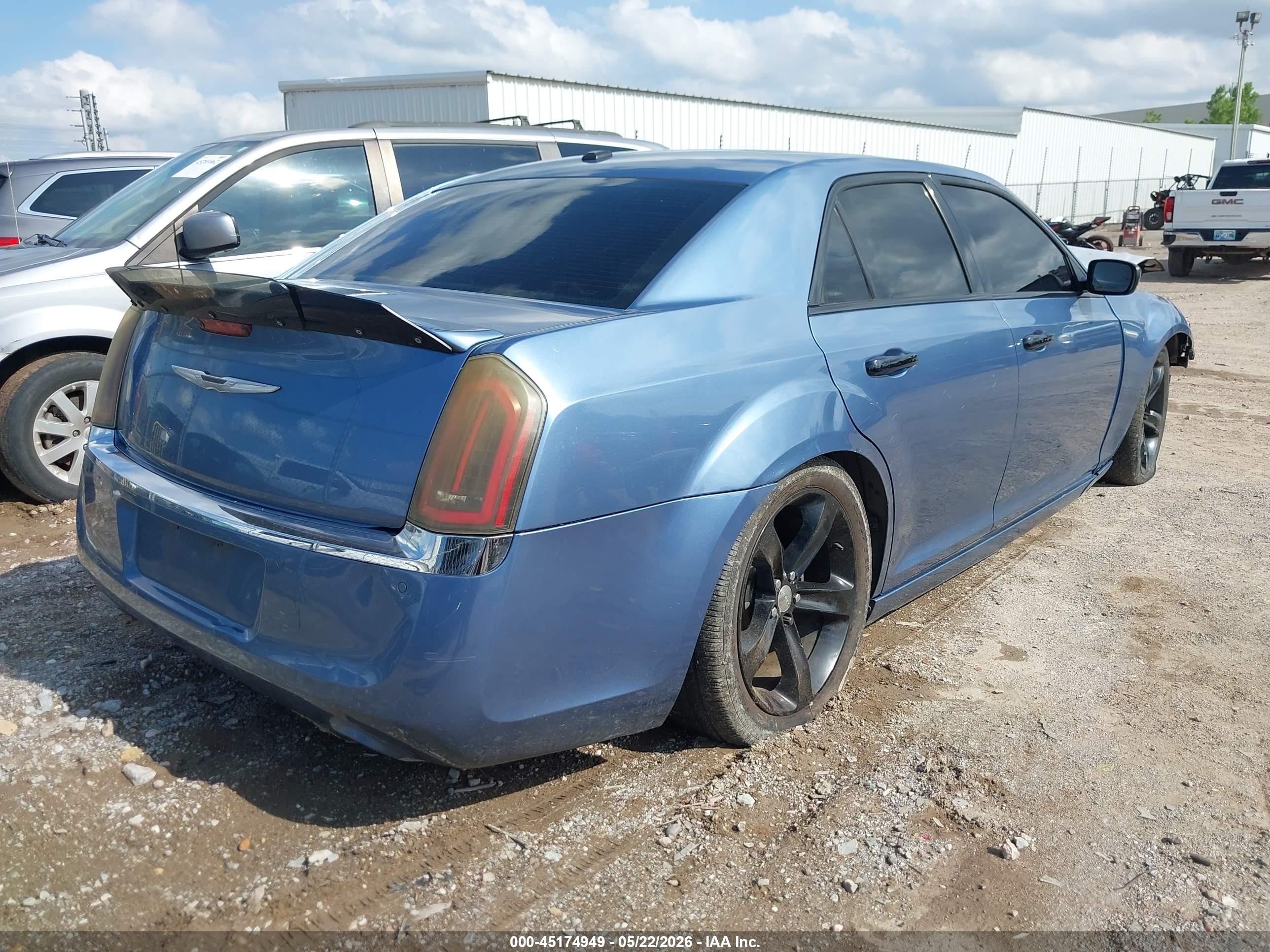2011 Chrysler 300c   Blue vin: 2C3CA6CT9BH585358