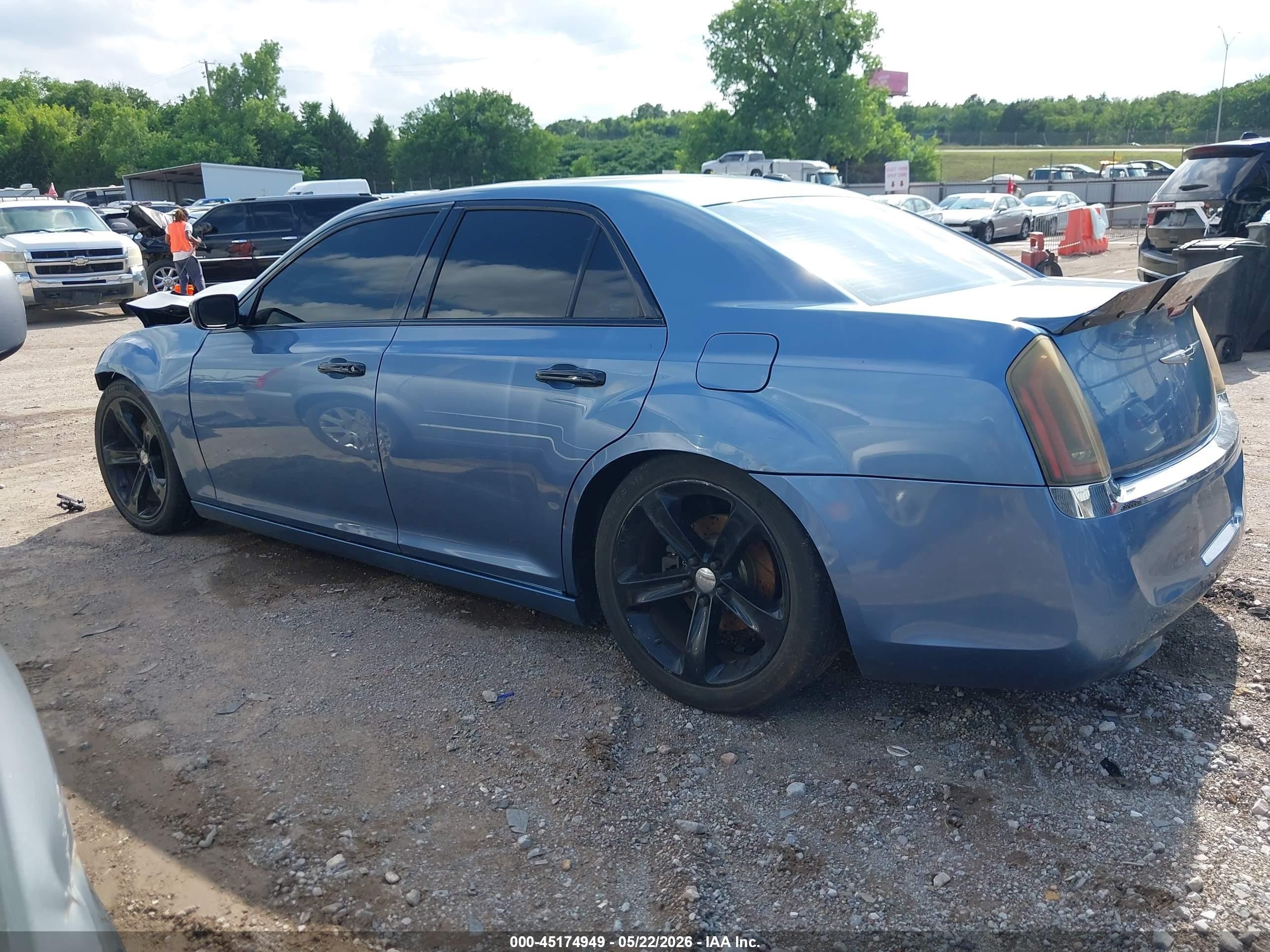 2011 Chrysler 300c   Blue vin: 2C3CA6CT9BH585358