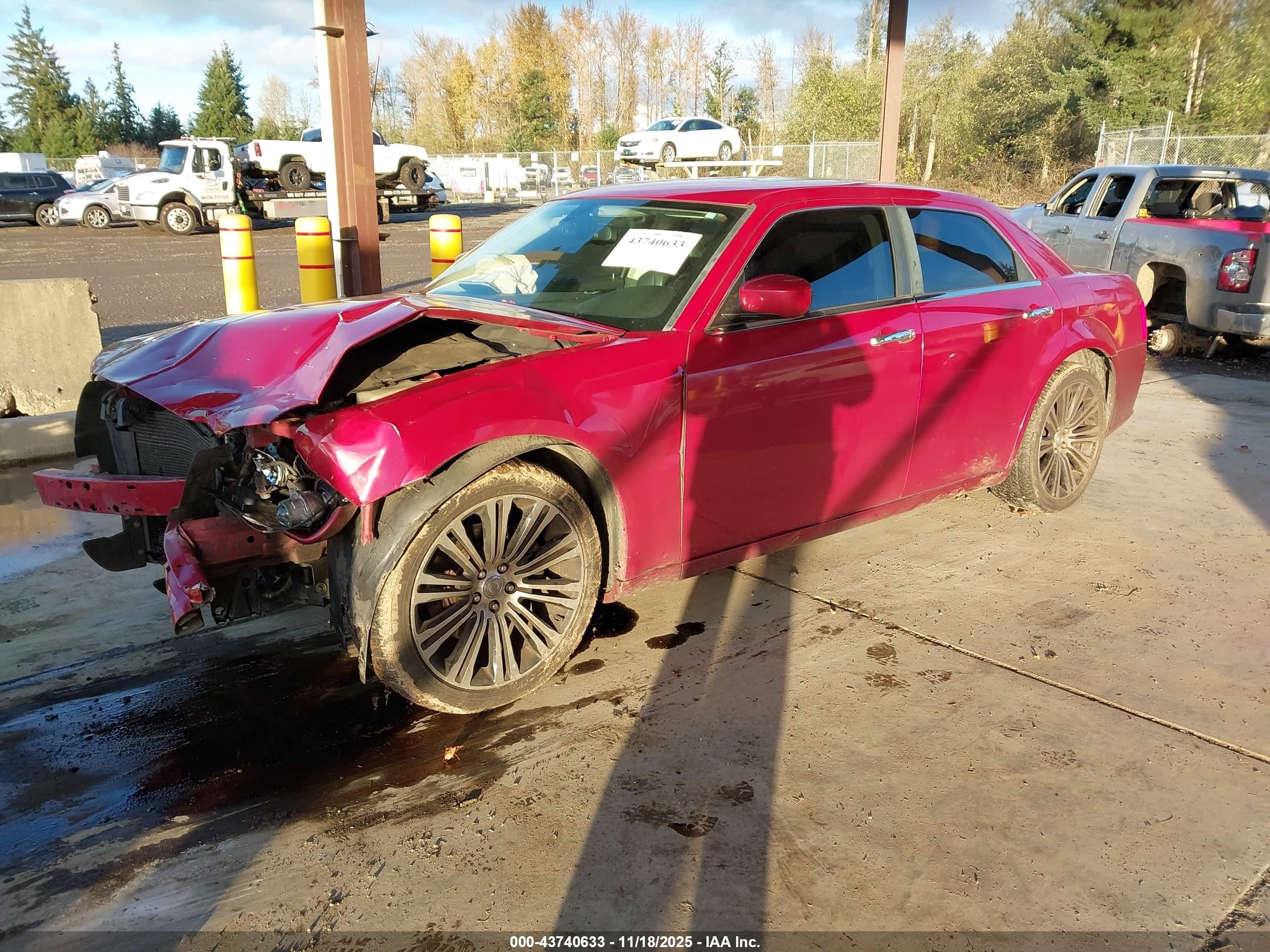 2010 Chrysler 300c V8 Red vin: 2C3CA9CT0AH262137