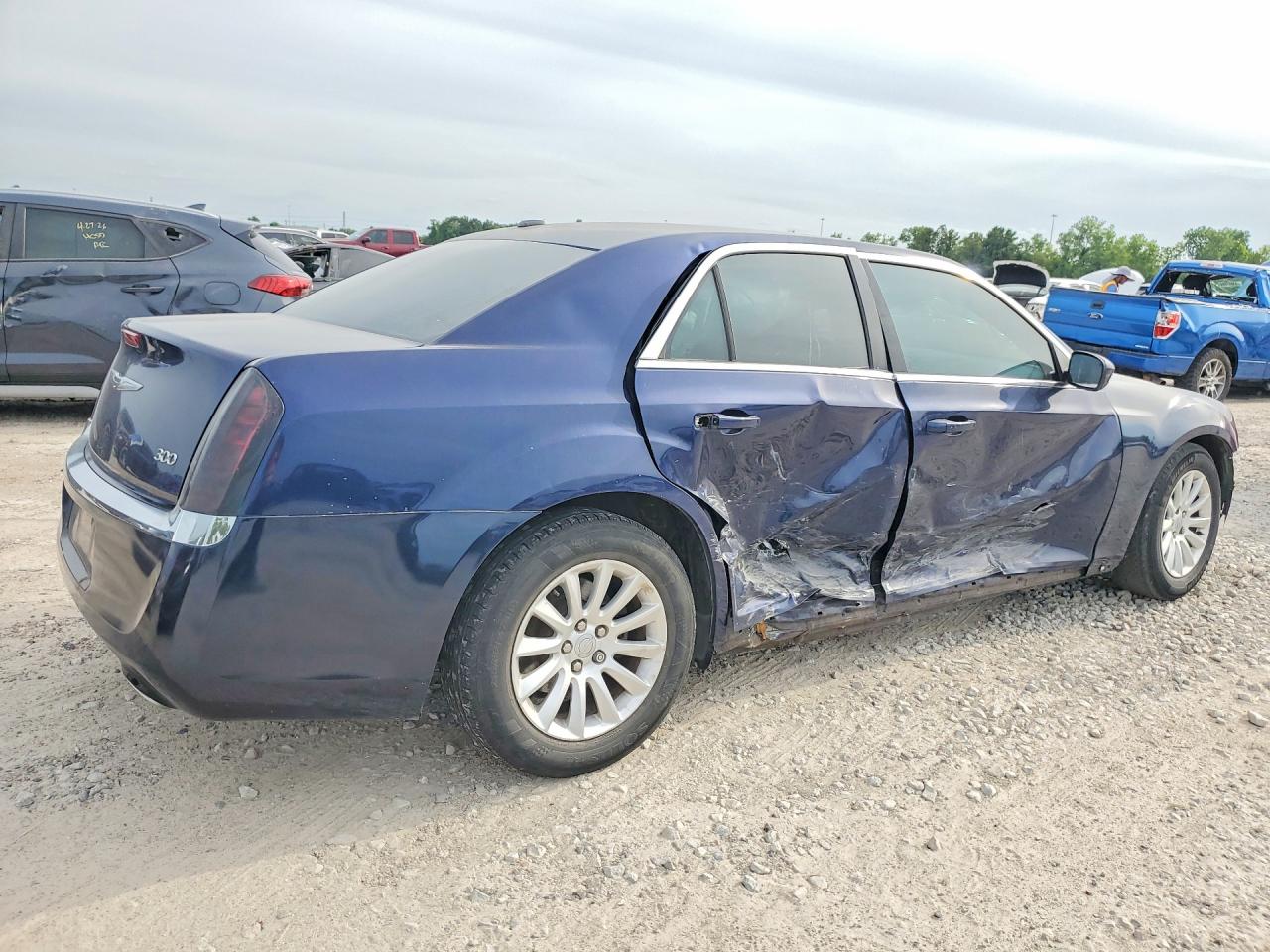 2013 Chrysler 300 C Rwd Blue vin: 2C3CCAAG0DH658459