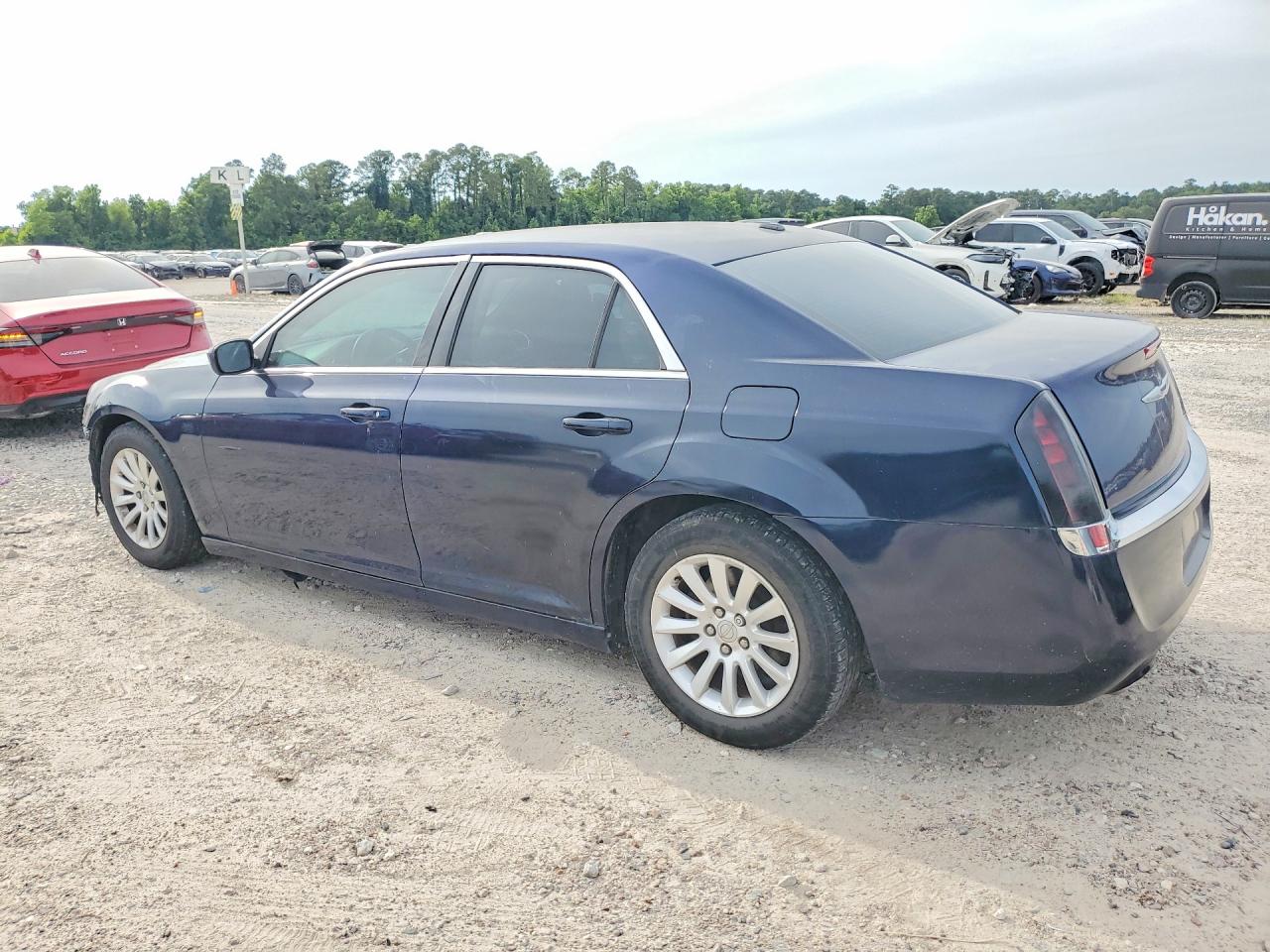 2013 Chrysler 300 C Rwd Blue vin: 2C3CCAAG0DH658459