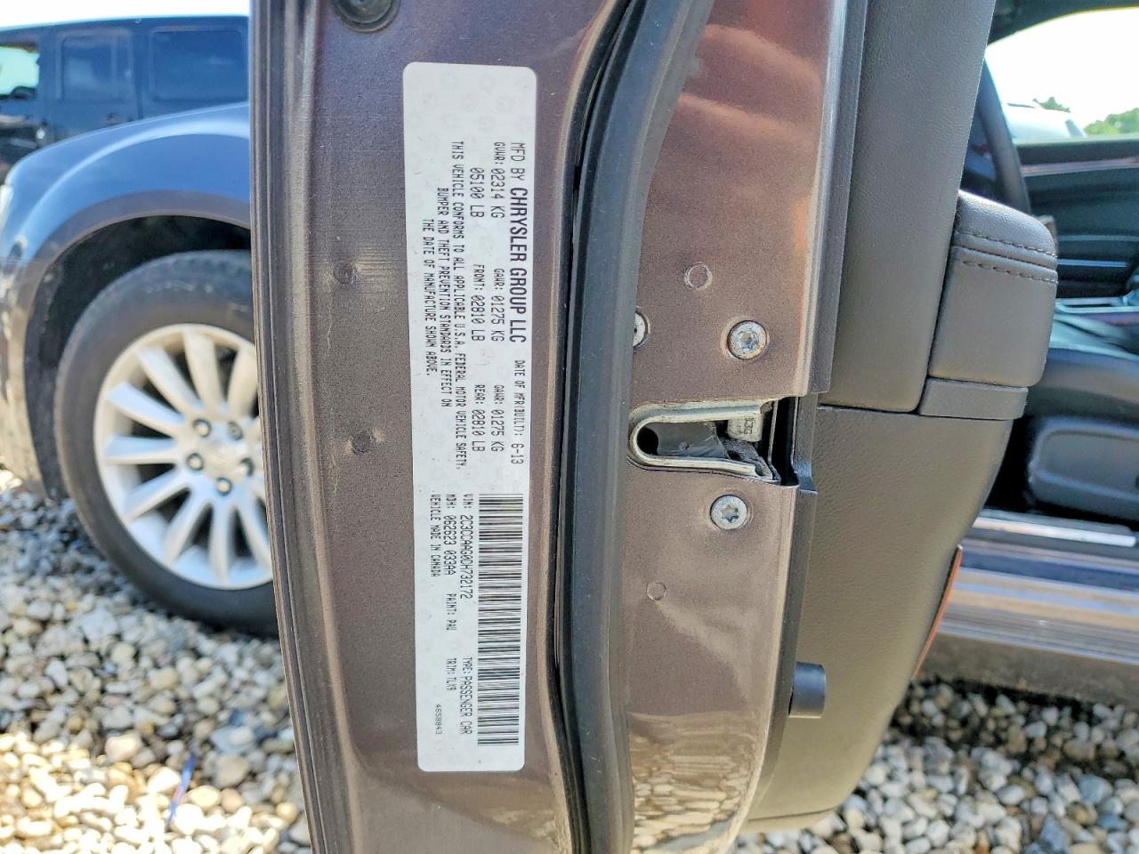 2013 Chrysler 300 Gray vin: 2C3CCAAG0DH732172